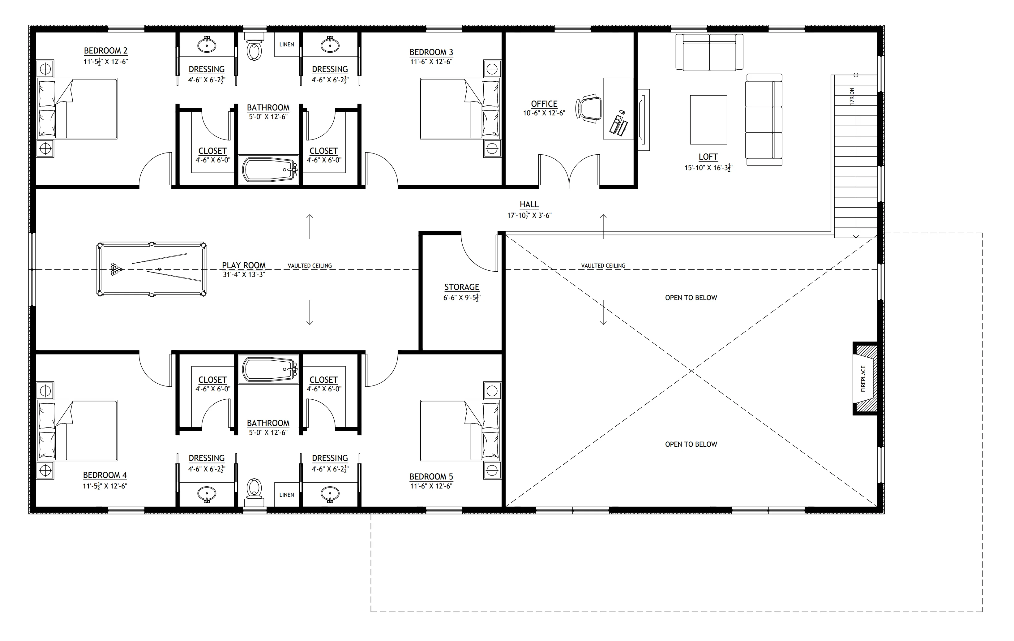 HC-24008-M Marcellus Barndominium House Plan - Image 12