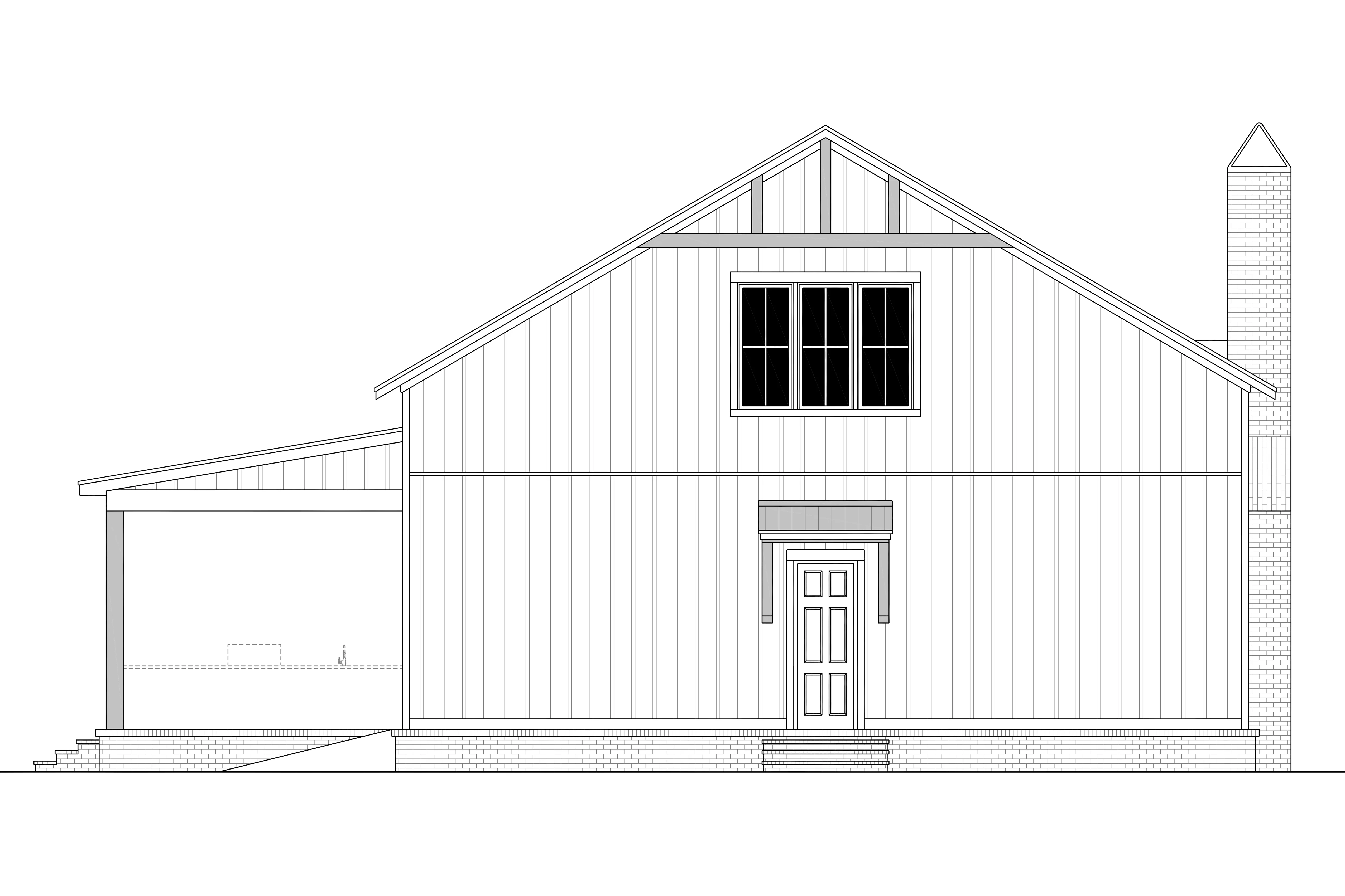 HPZ-22017 Debra Barndominium House Plan - Image 9