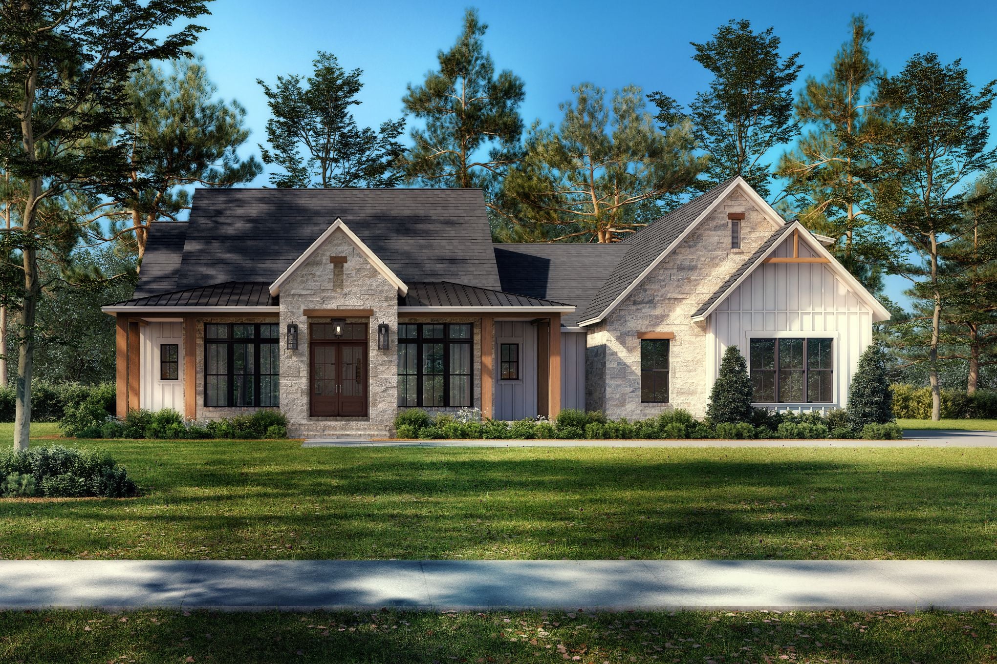 HPZ-26007 Jill Farmhouse Plan