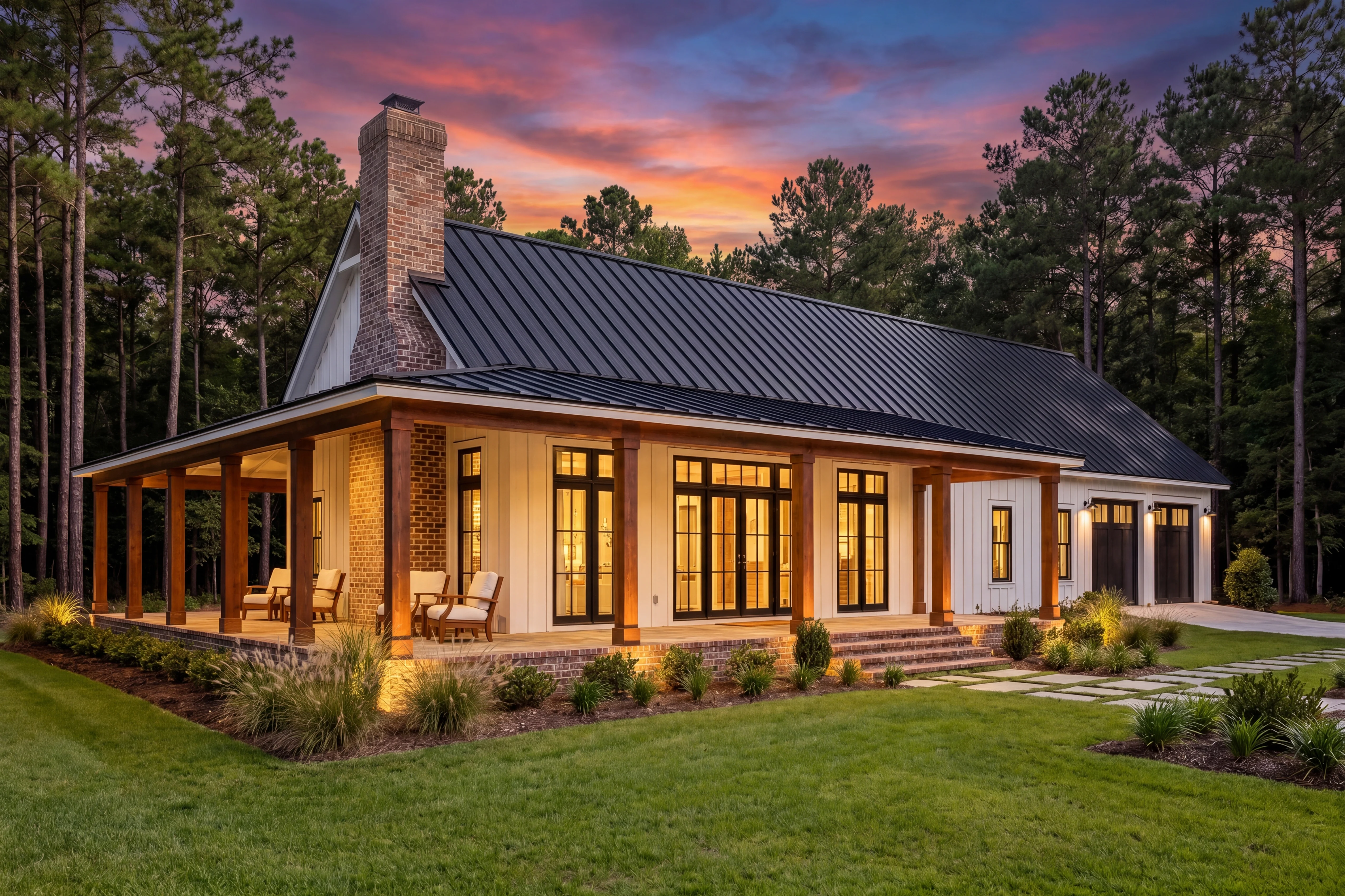 HPZ-26024 Abel Barndominium House Plan - Image 3