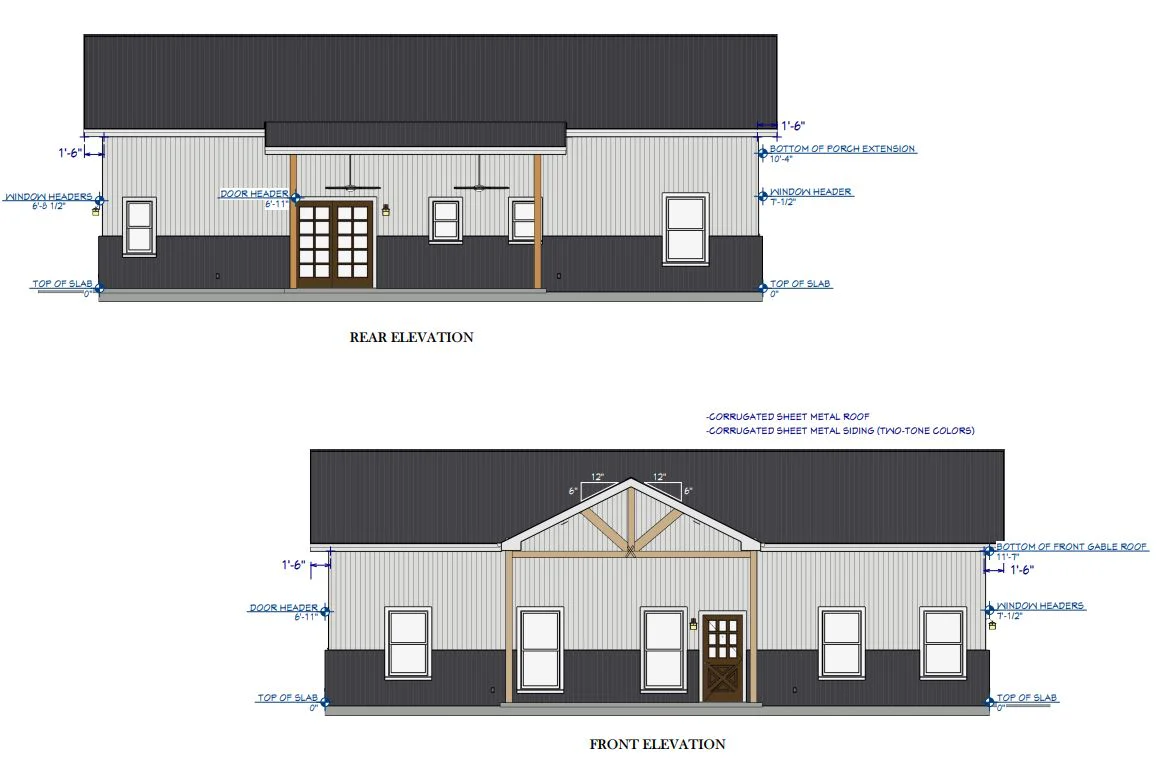 LP-1006 Hazel Barndominium House Plans - Image 8