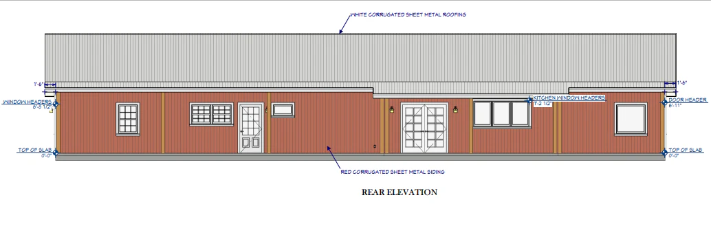 LP-1008 Emerald Barndominium House Plans - Image 4