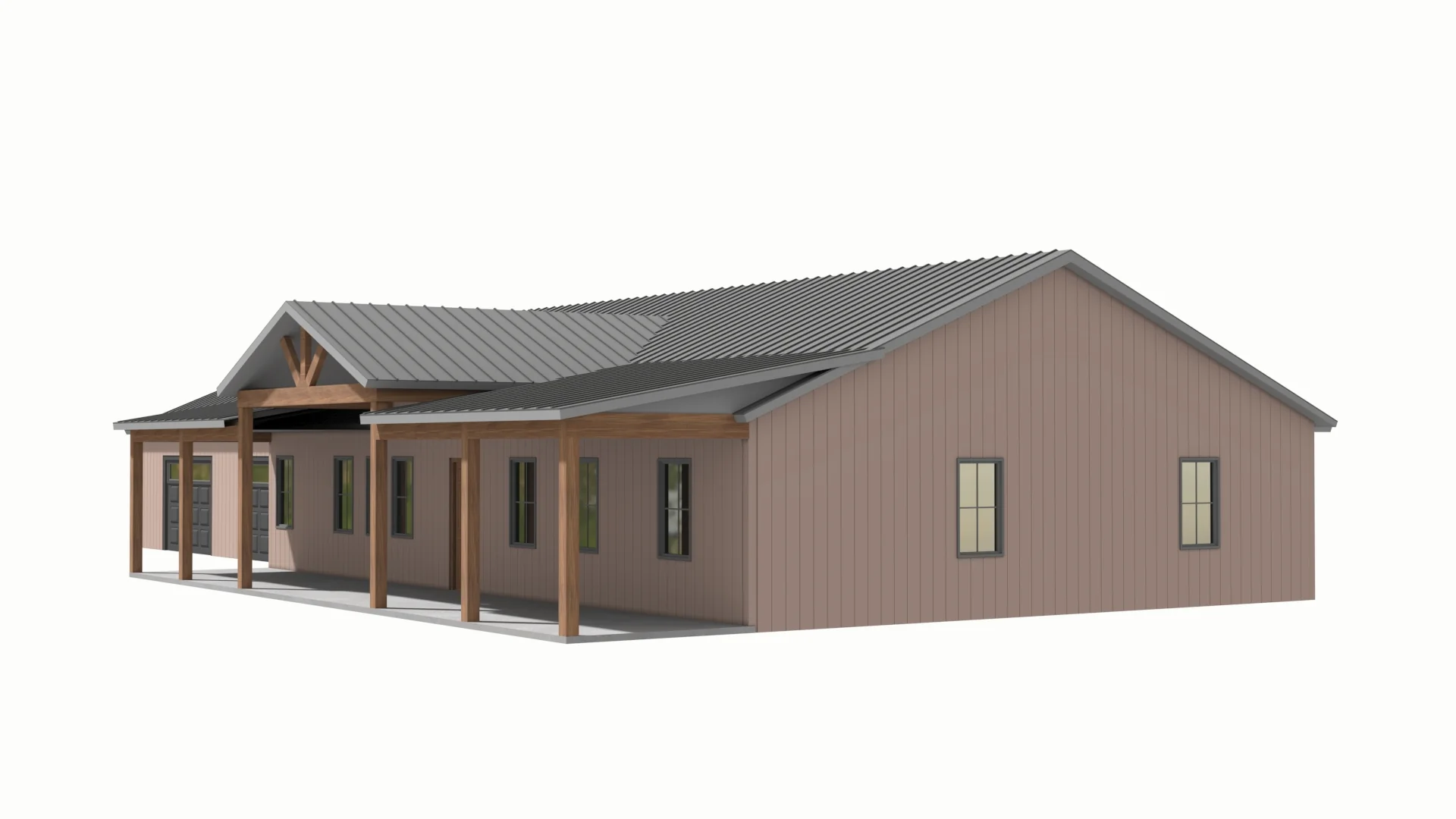 LP-3201 Zephyr Barndominium House Plan - Image 10