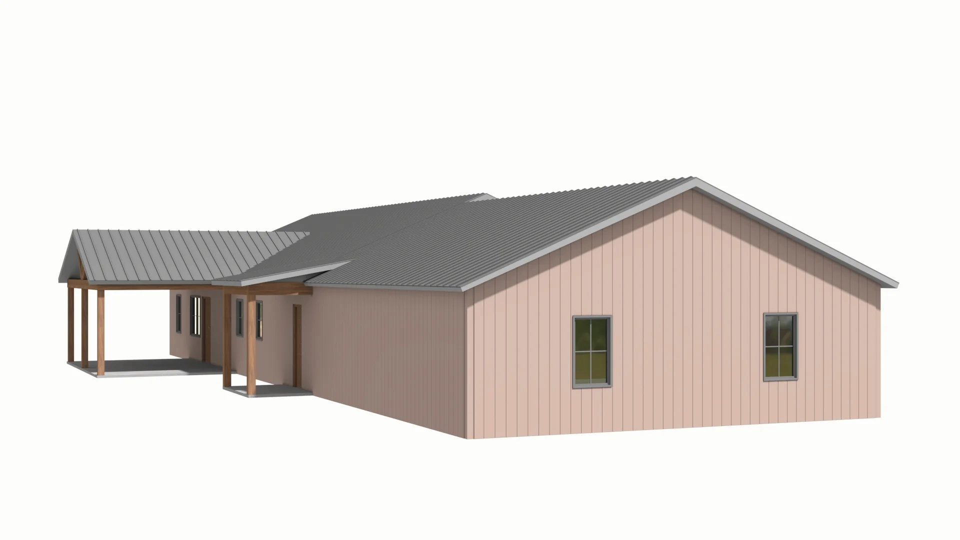 LP-3201 Zephyr Barndominium House Plan - Image 12