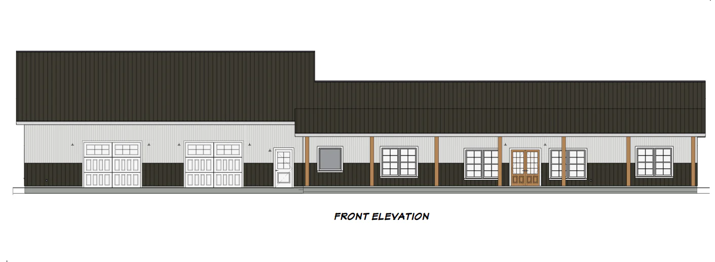LP-3207 Grace Barndominium House Plan - Image 2