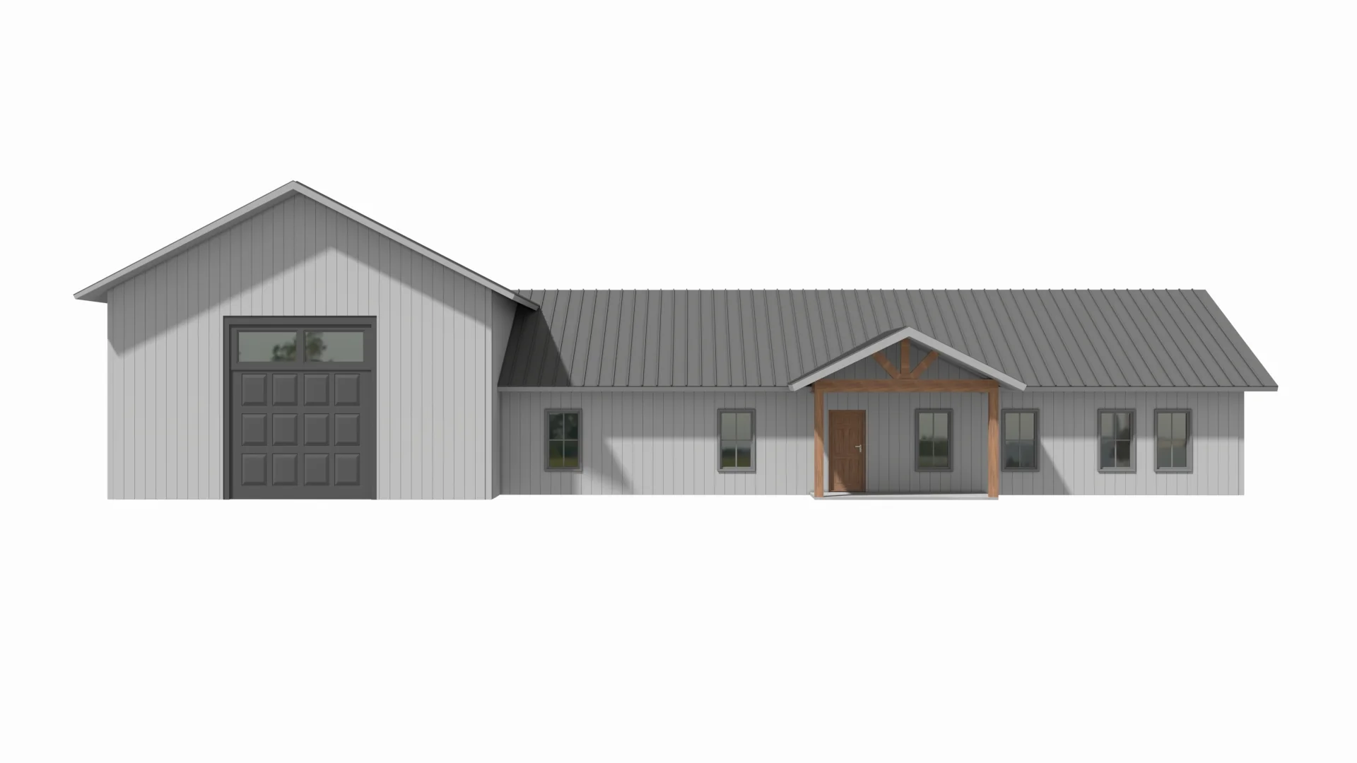 LP-3208-J Jesse Barndominium House Plan - Image 5