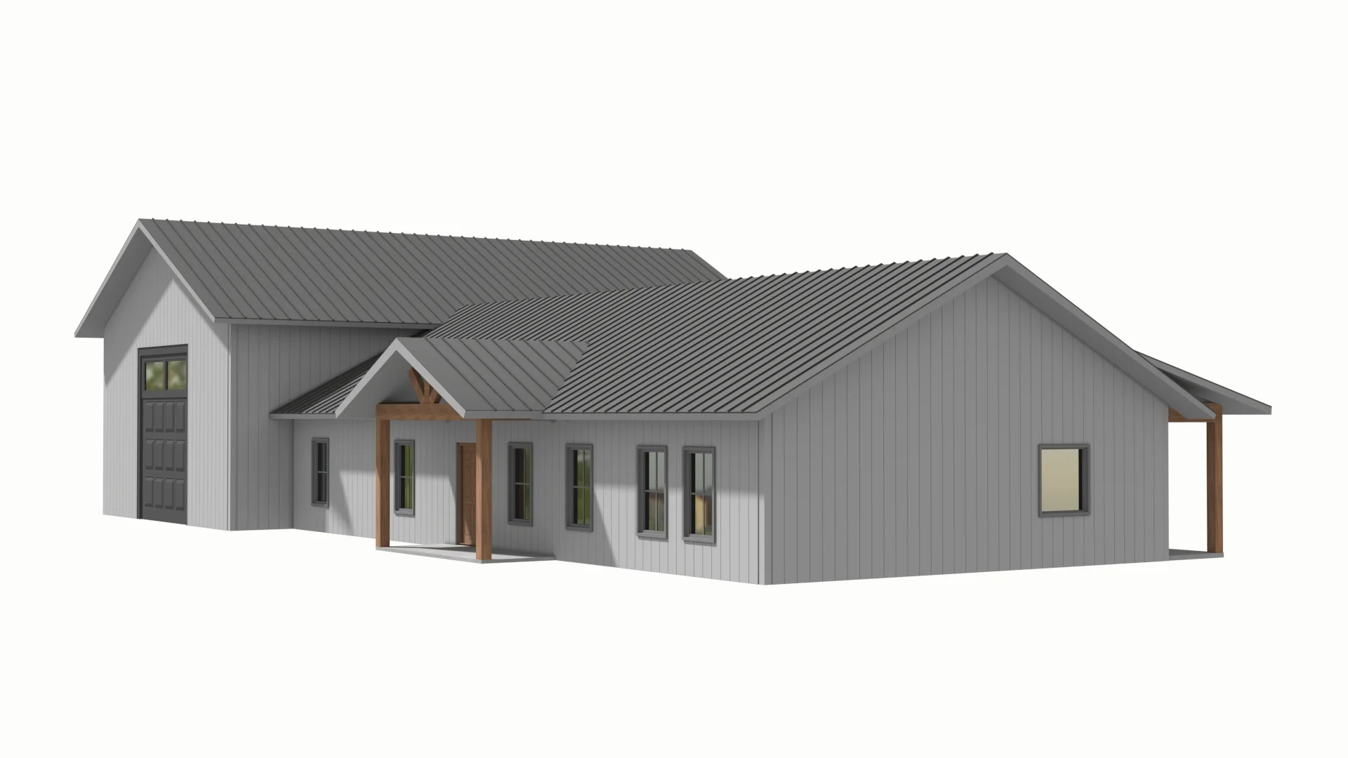 LP-3208-J Jesse Barndominium House Plan - Image 6