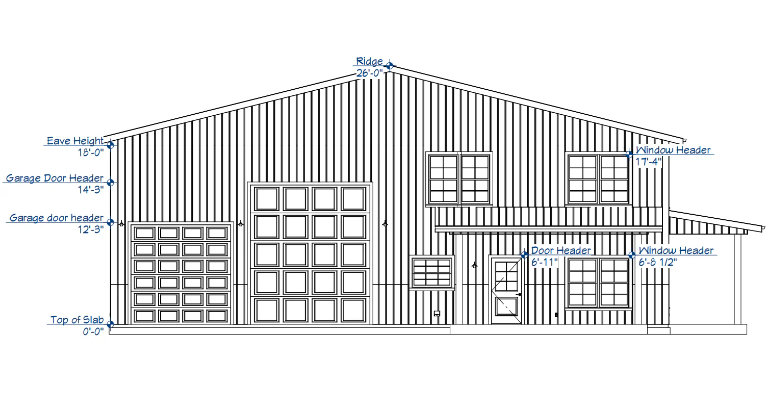 LP-71006 Holly Barndominium House Plan - Image 3