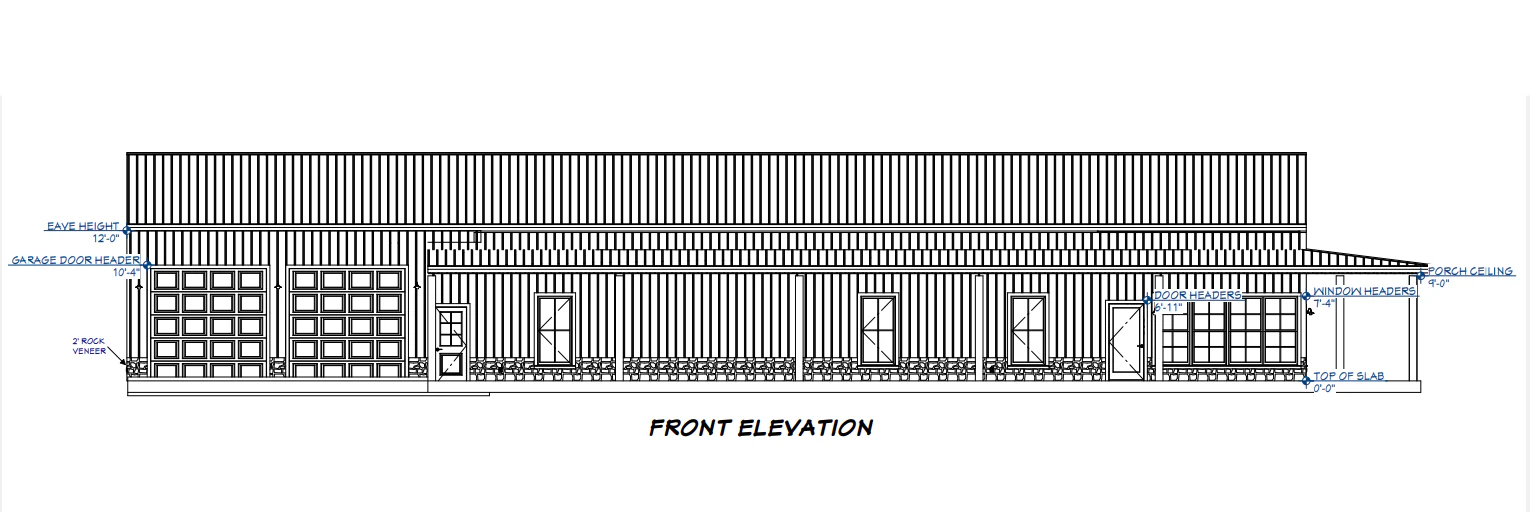 LP-71007 Mill Barndominium House Plan - Image 3