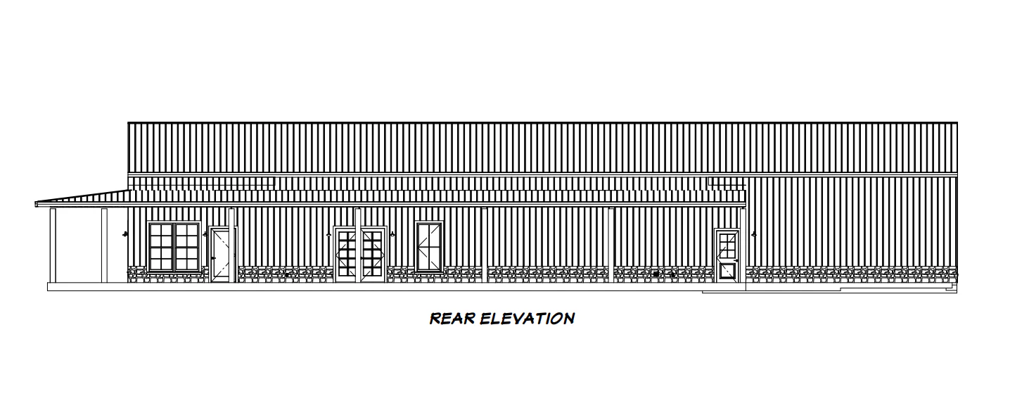 LP-71007 Mill Barndominium House Plan - Image 4