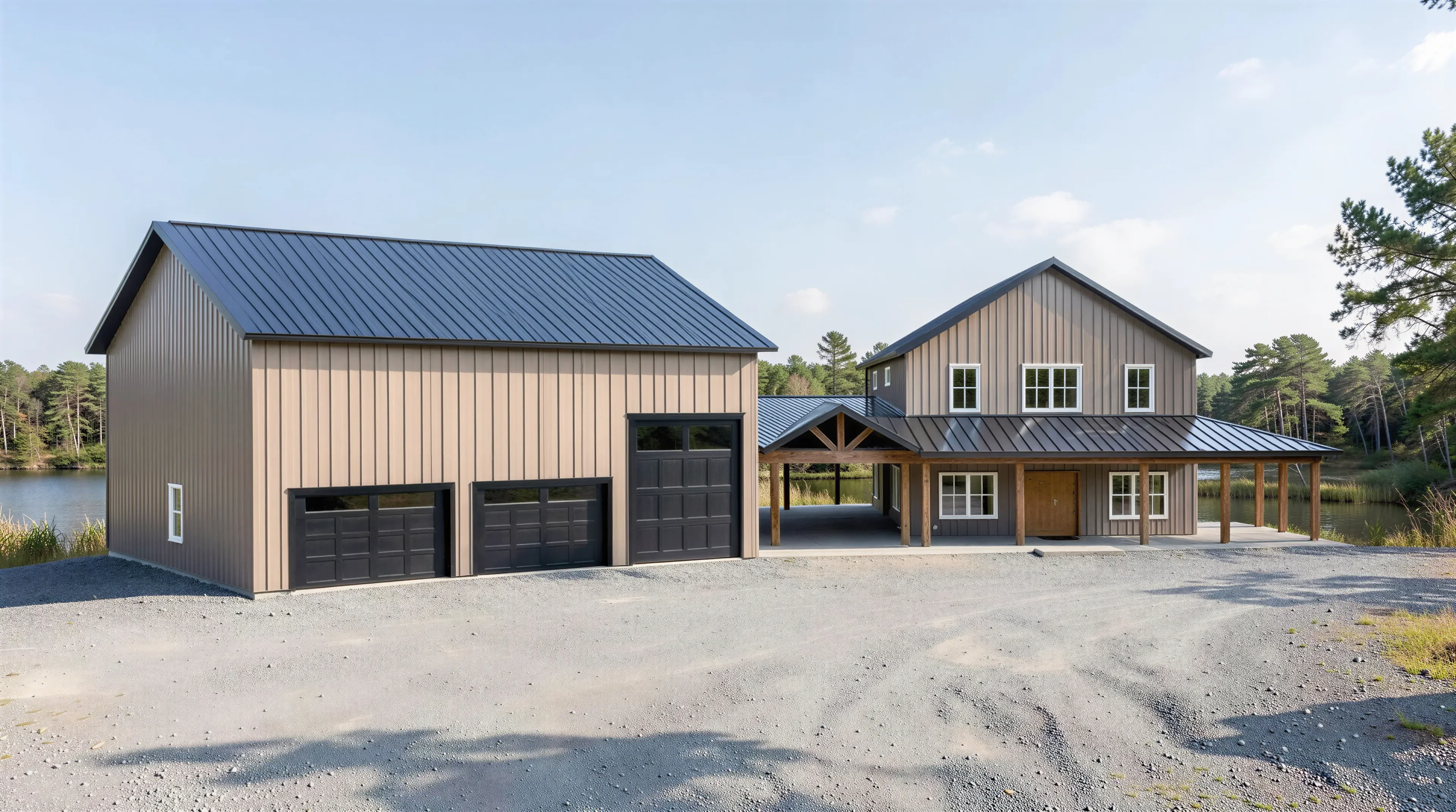 LP-71009 Bell Barndominium House Plan - Image 2