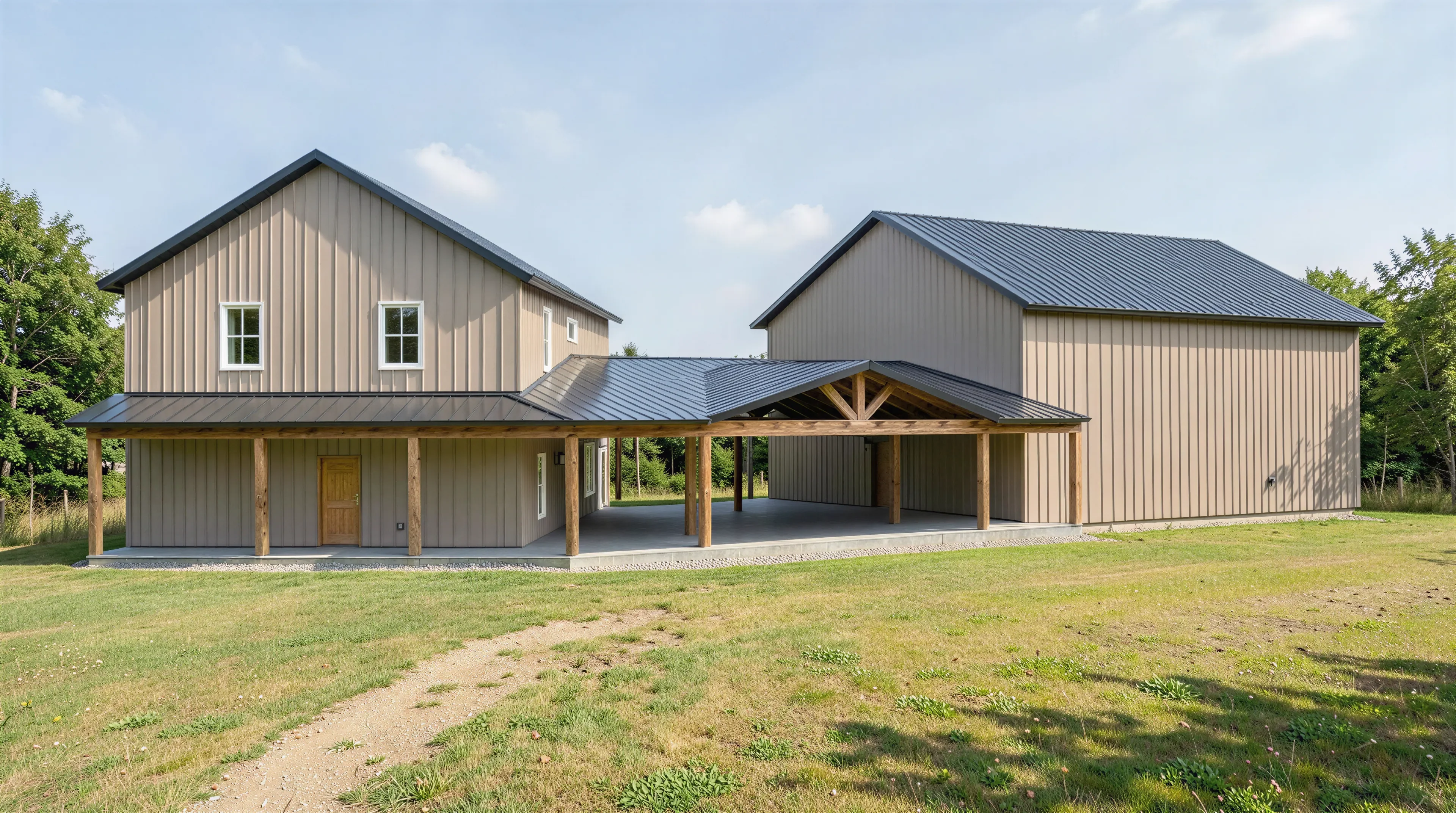 LP-71009 Bell Barndominium House Plan - Image 3