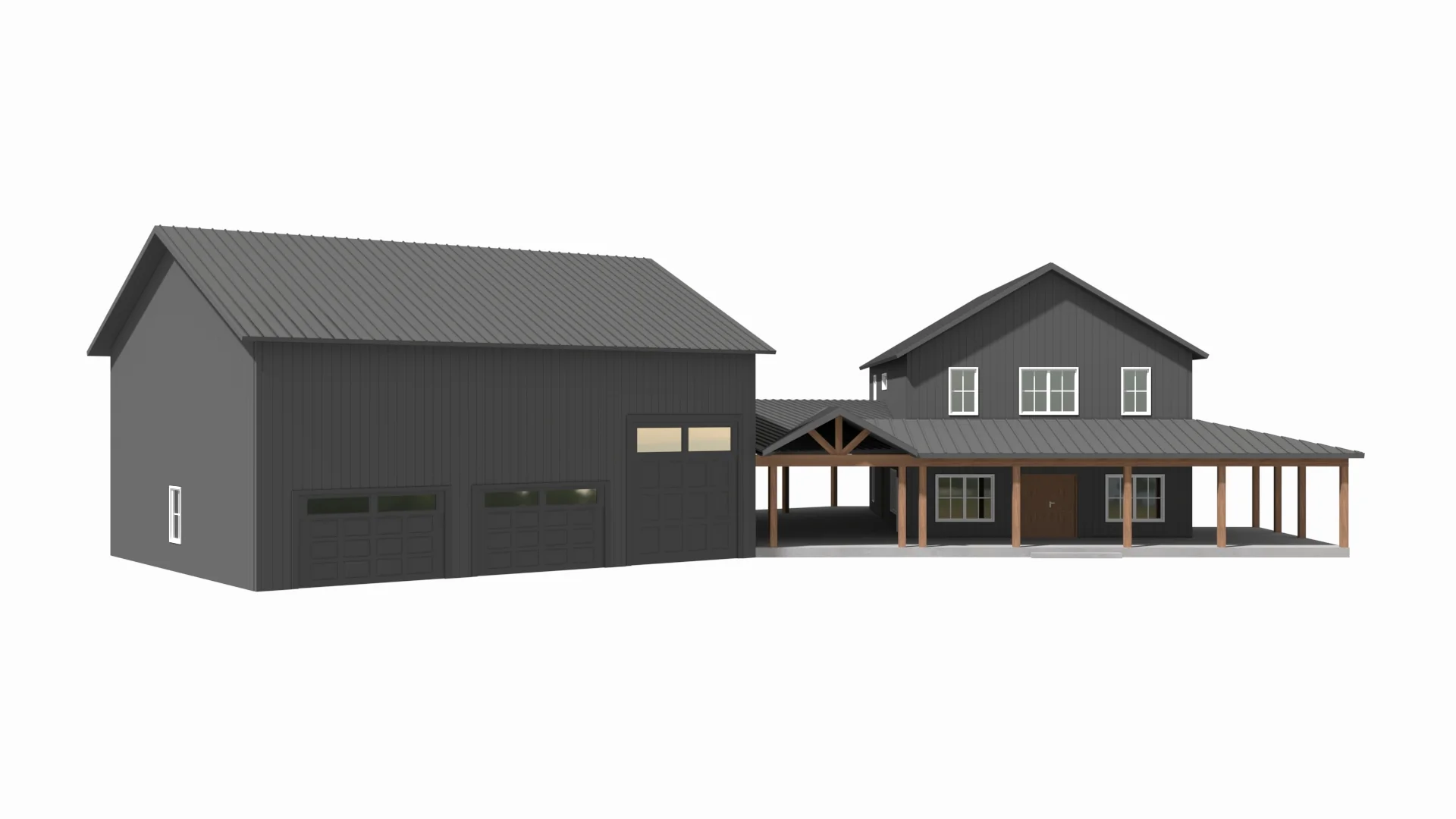 LP-71009 Bell Barndominium House Plan - Image 5