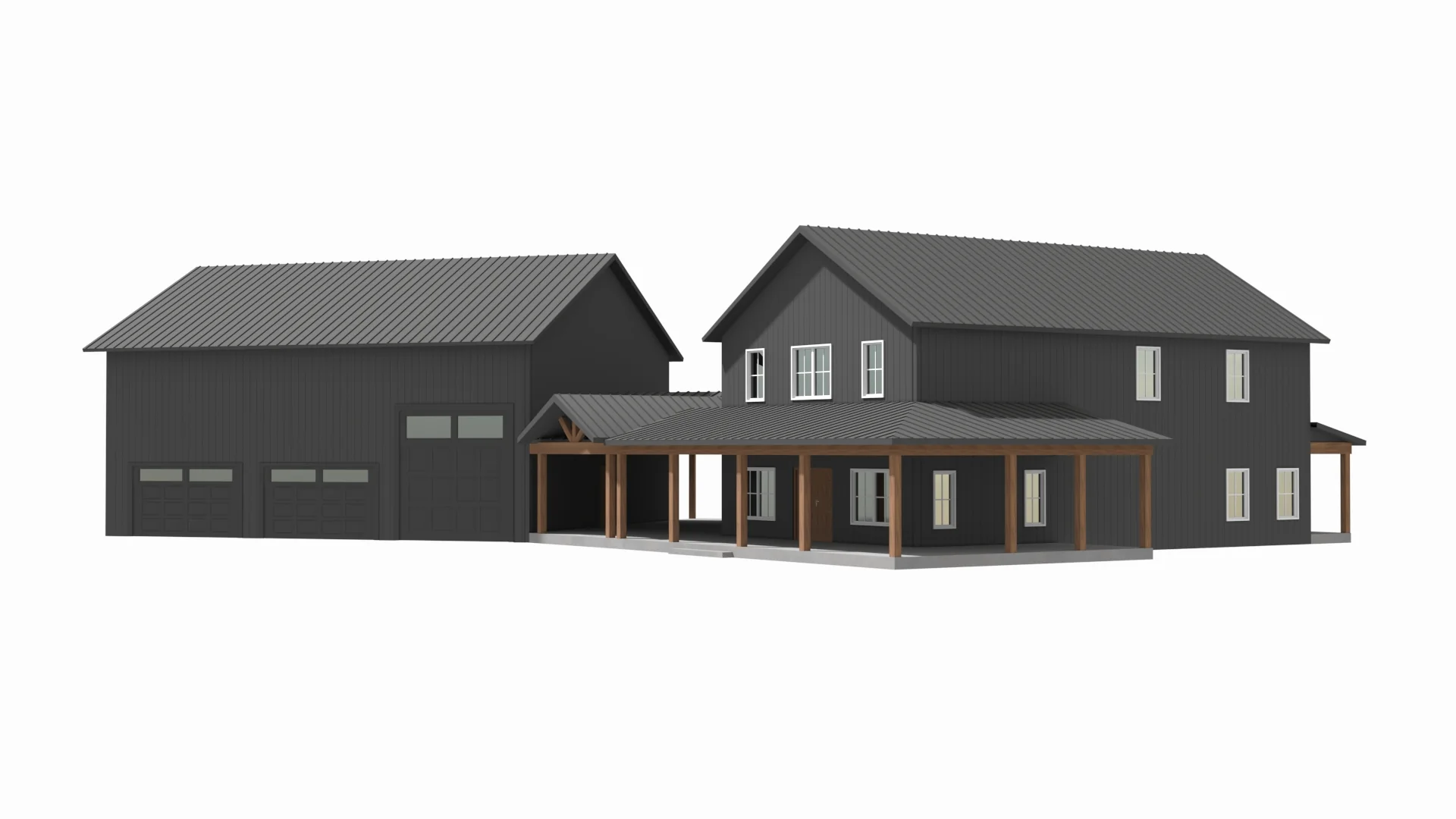 LP-71009 Bell Barndominium House Plan - Image 6