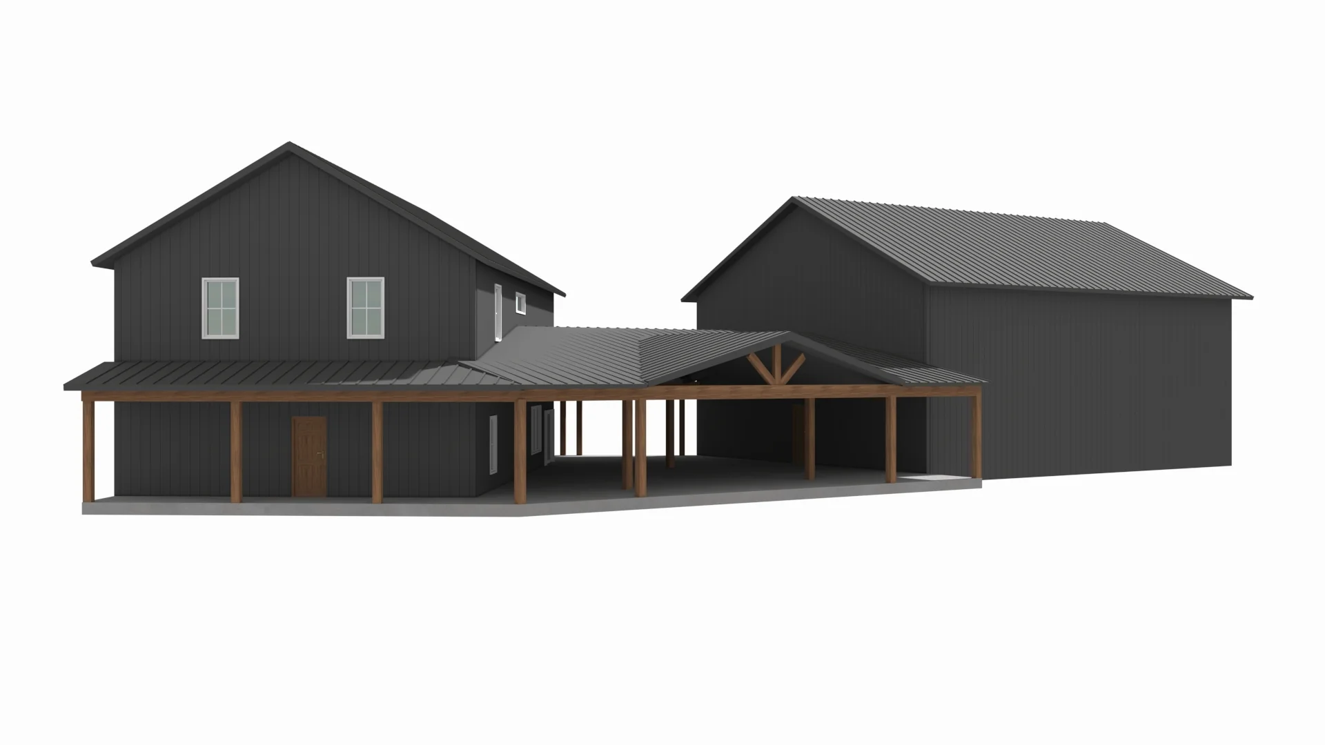 LP-71009 Bell Barndominium House Plan - Image 7