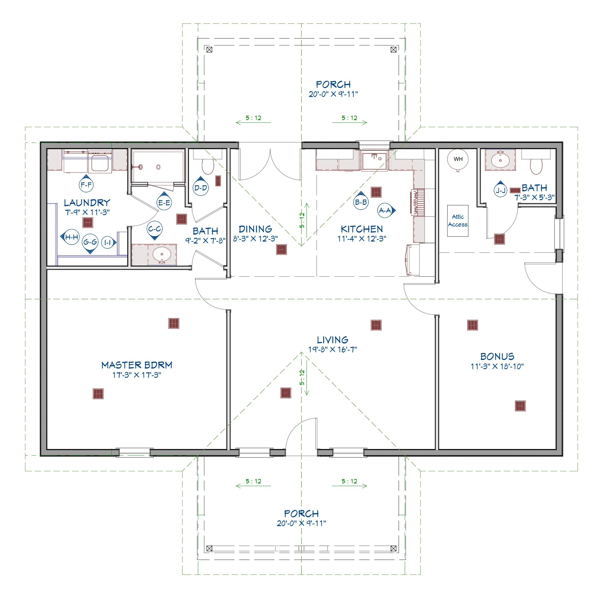 LP-71010 Croft Barndominium House Plan - Image 5