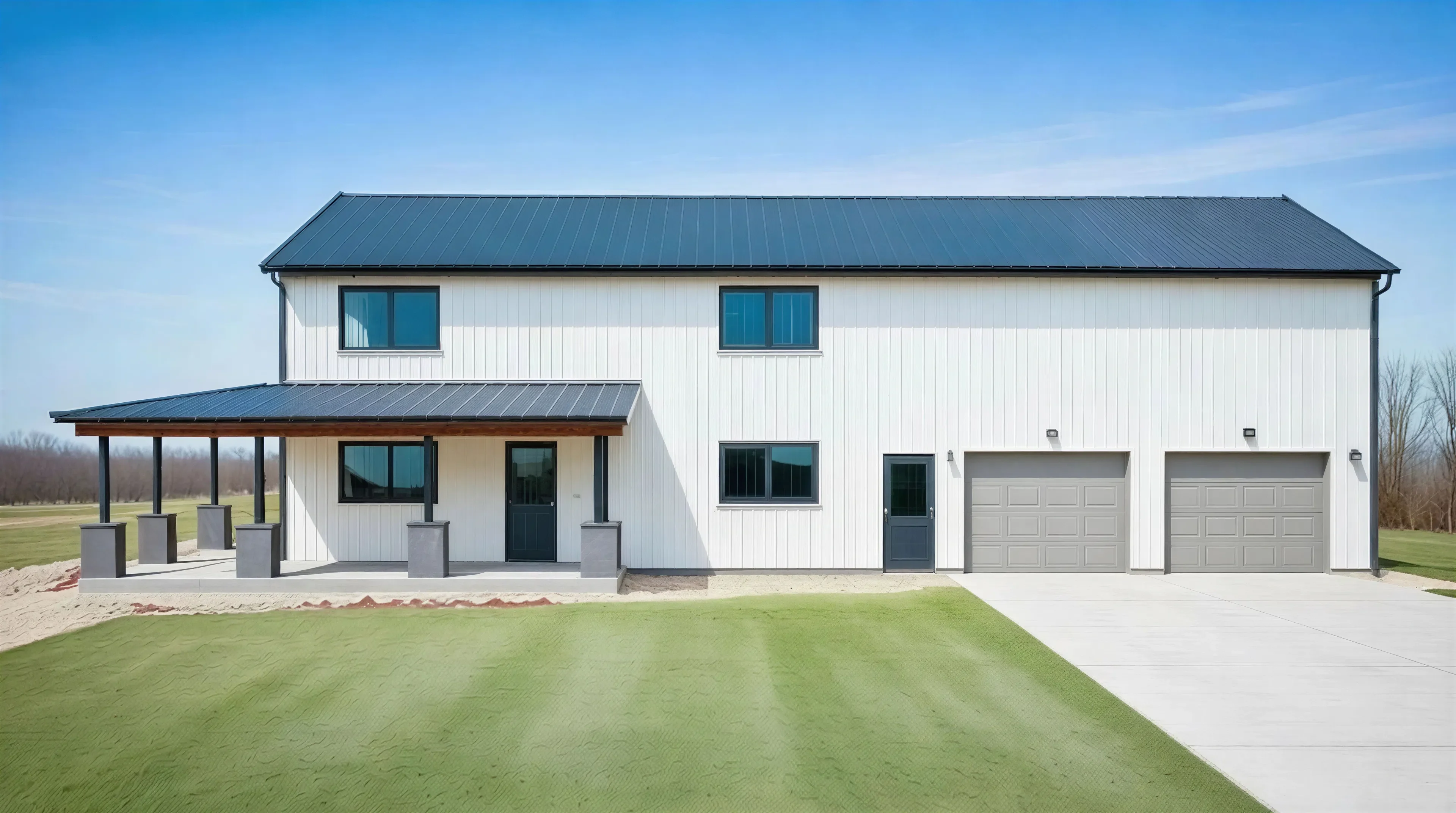 PL-2825 Reed Barndominium House Plan