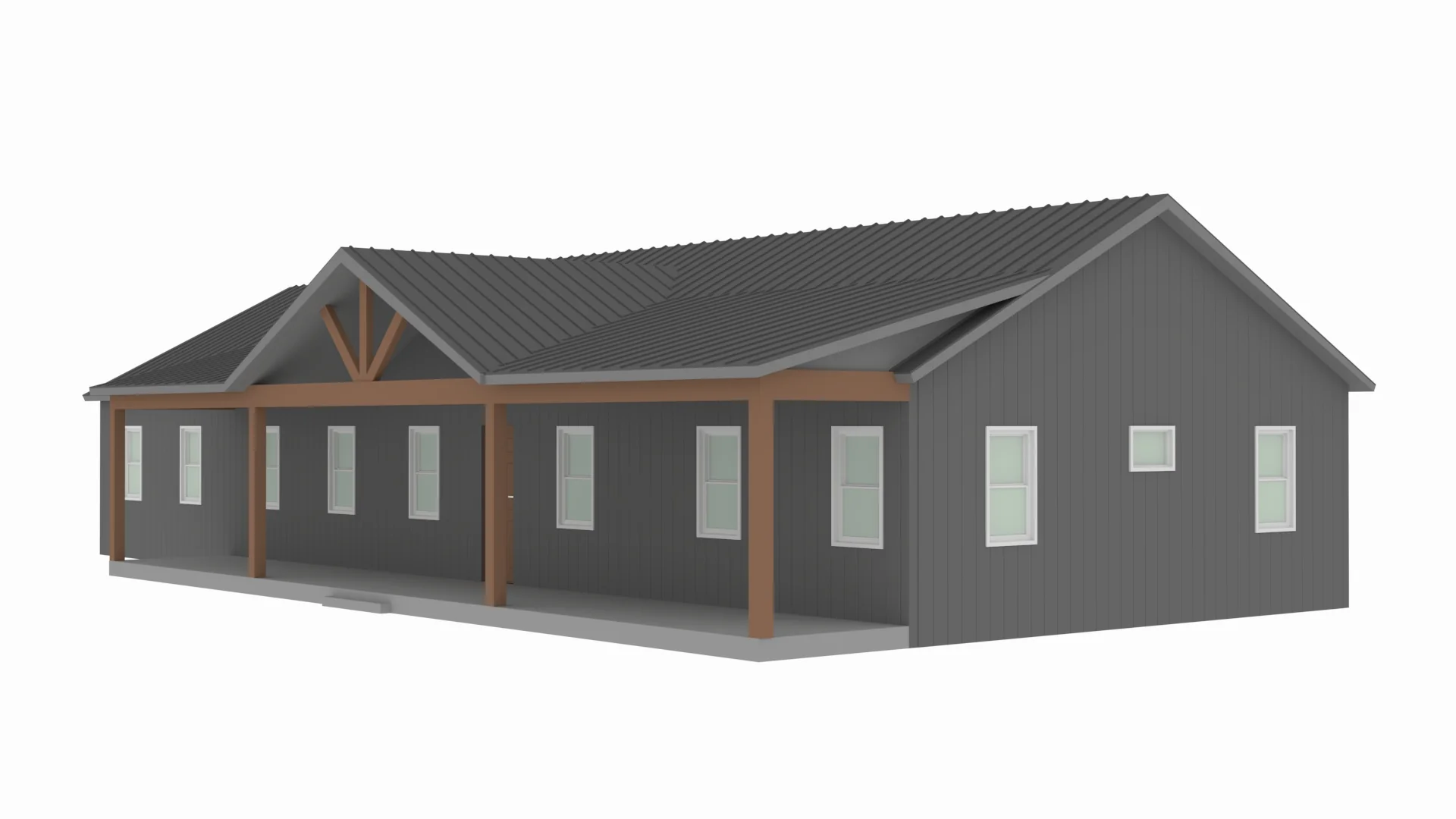 PL-2834 Wally Barndominium House Plan - Image 6