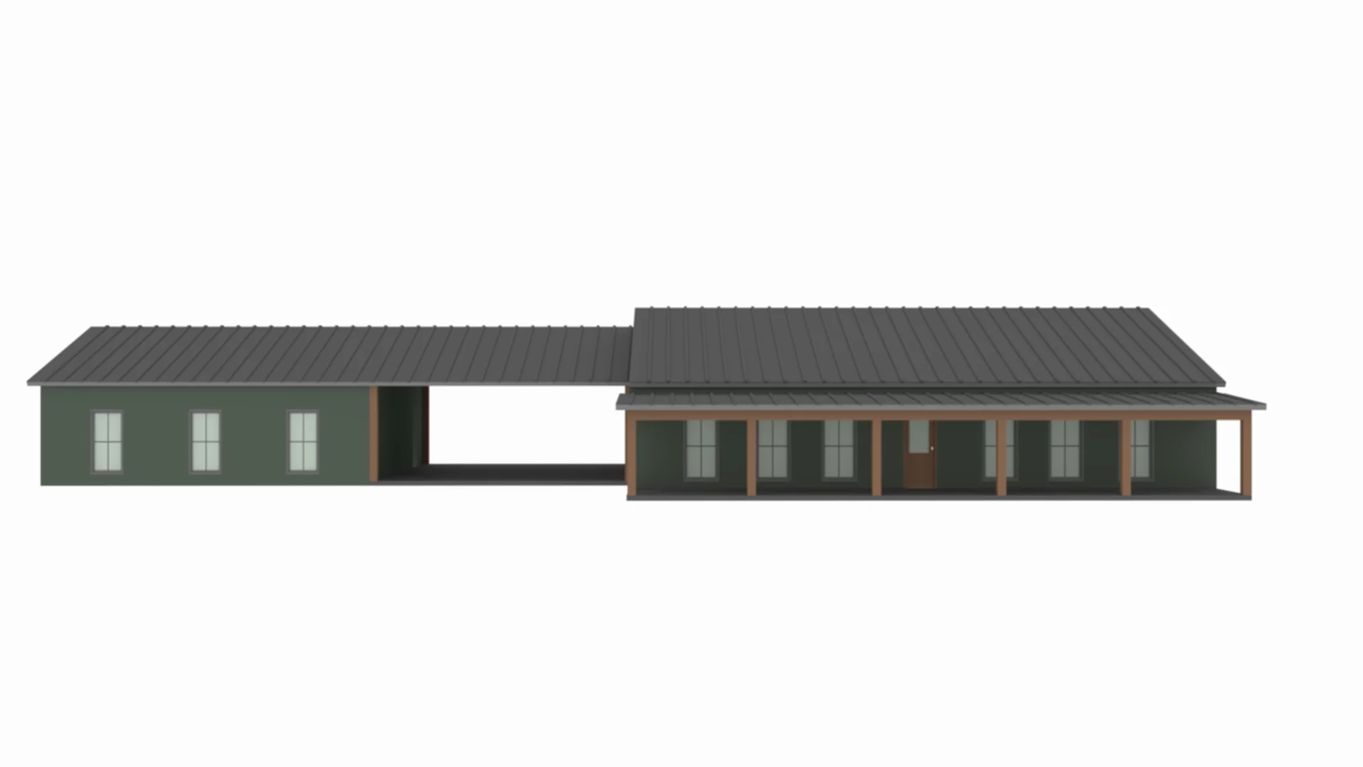 PL-2838 Carlson Barndominium House Plan - Image 5