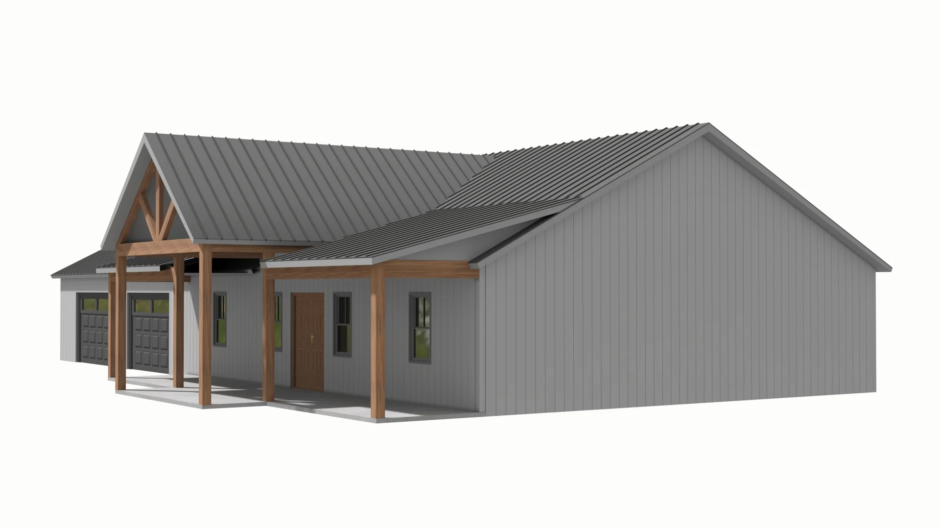 PL-2848 Elle Barndominium House Plan - Image 6