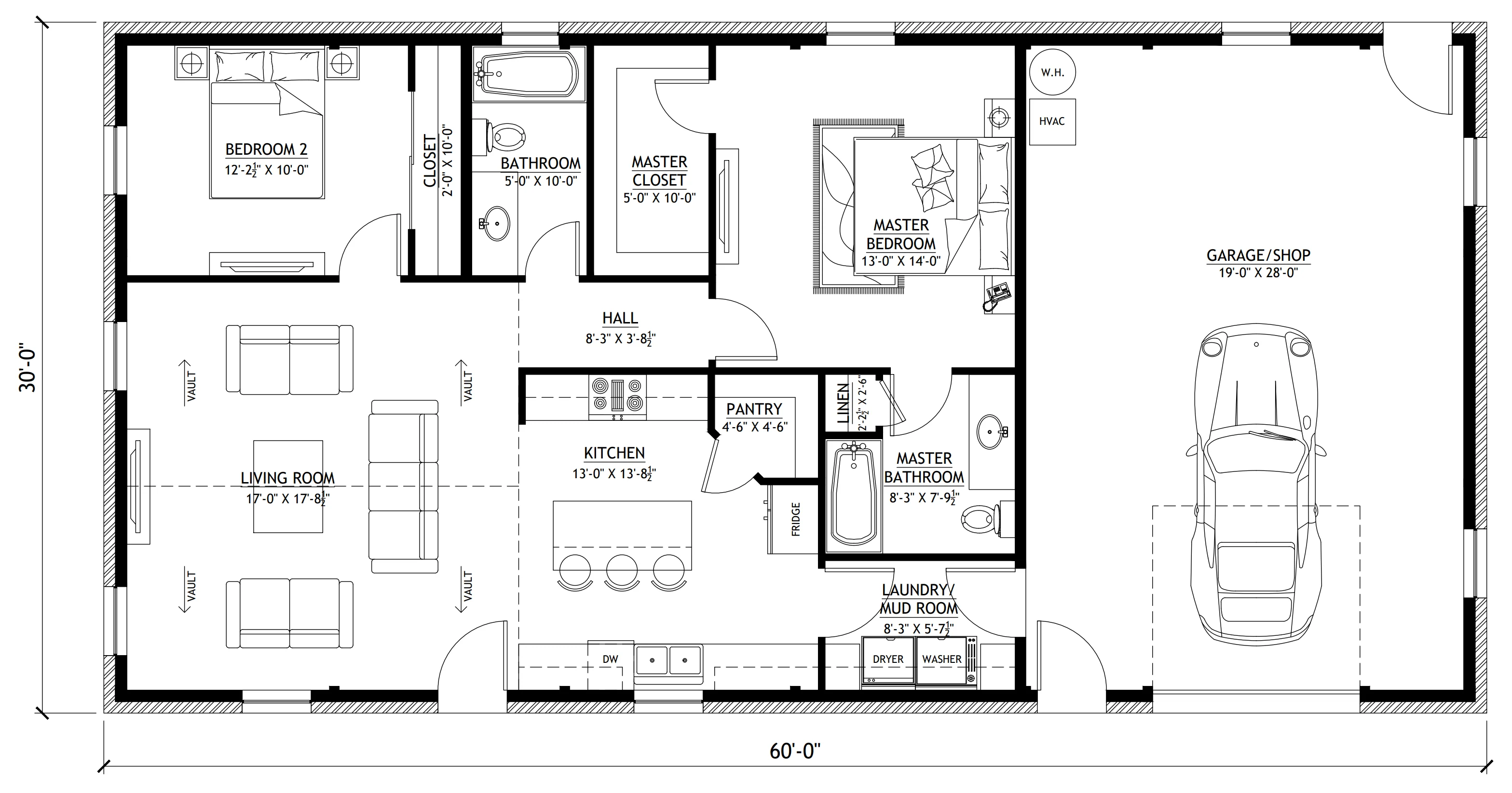PL-60004 Marion Barndominium House Plan - Image 6
