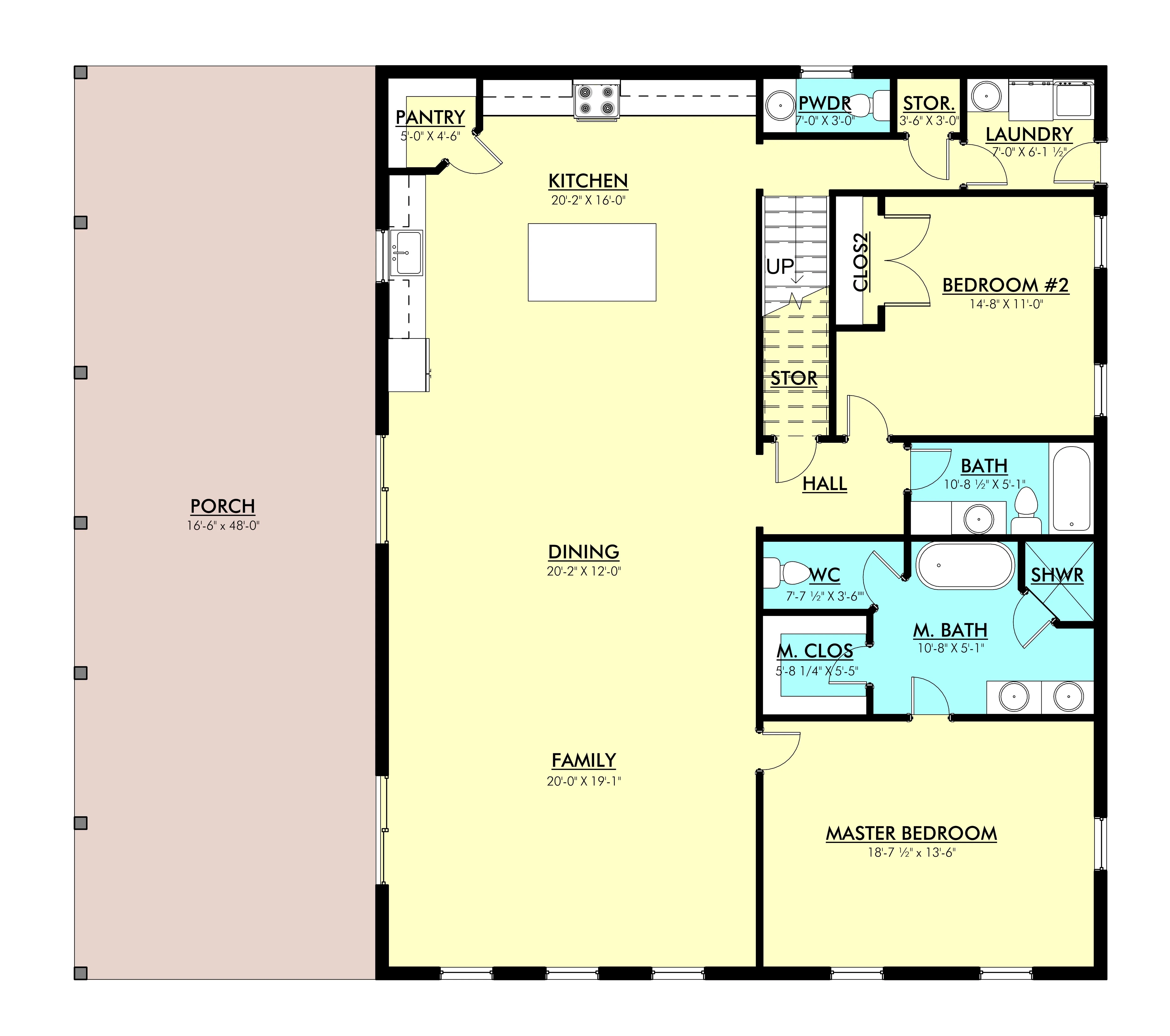PL-60402 Amber Barndominium House Plan - Image 13