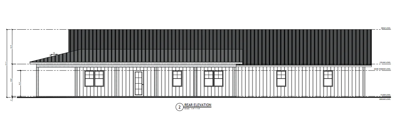 PL-61901 Athena Barndominium House Plan - Image 20