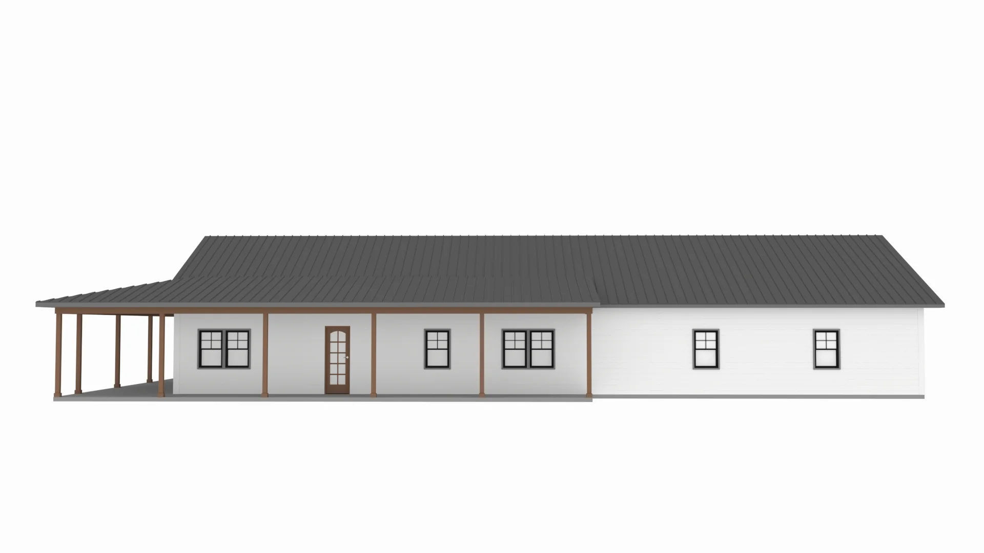 PL-61901 Athena Barndominium House Plan - Image 8