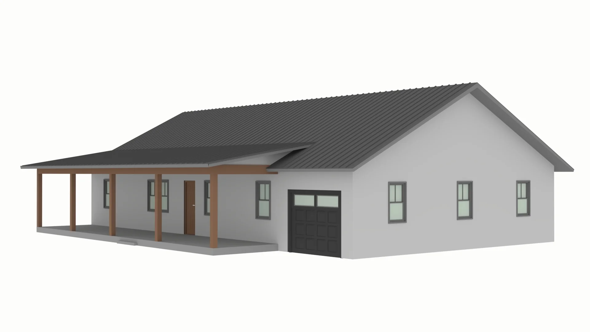 PL-62001-G Gilbert Barndominium House Plan - Image 6
