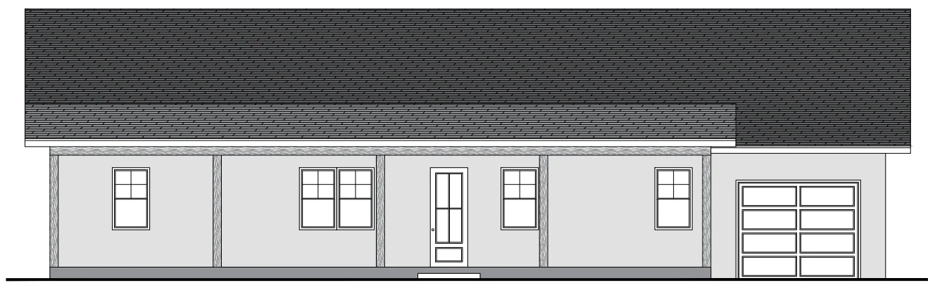 PL-62001-G Gilbert Barndominium House Plan - Image 9