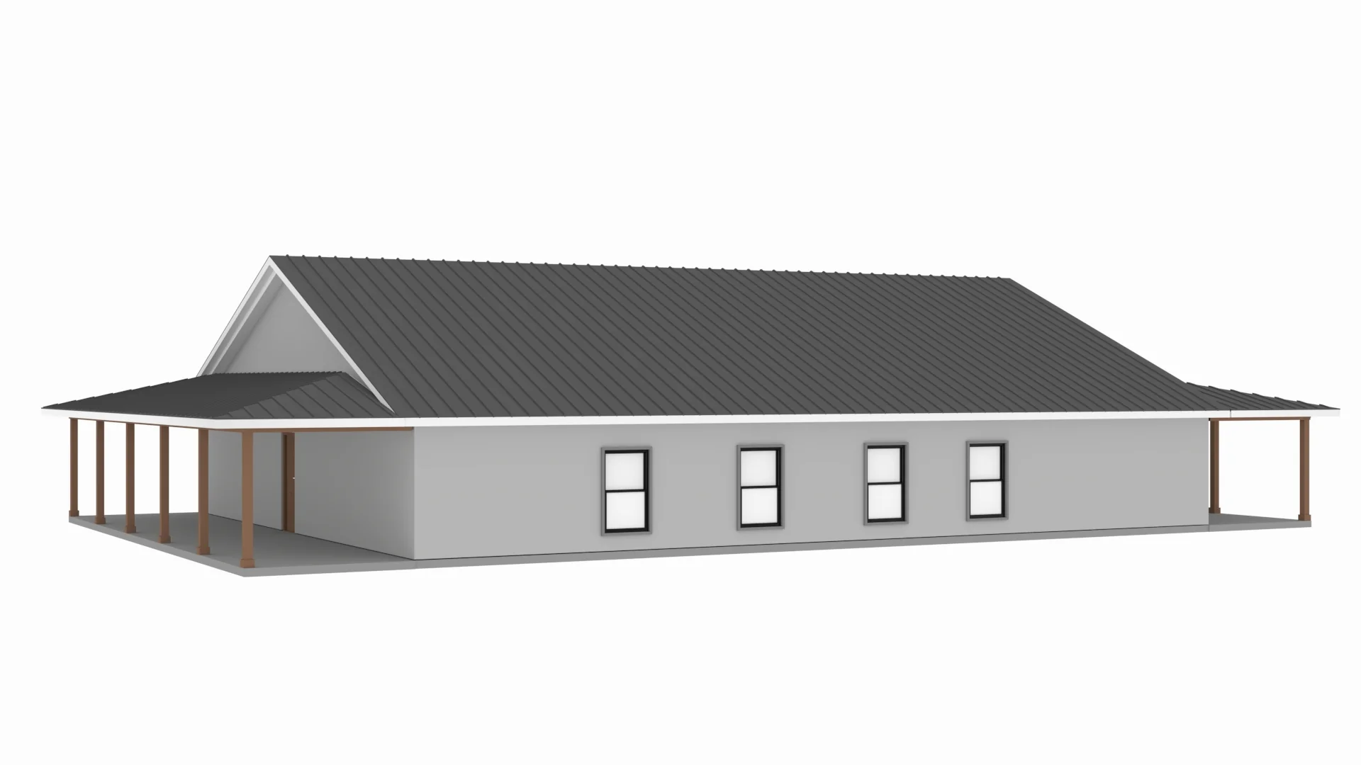 PL-62205 Whiting Barndominium House Plan - Image 8