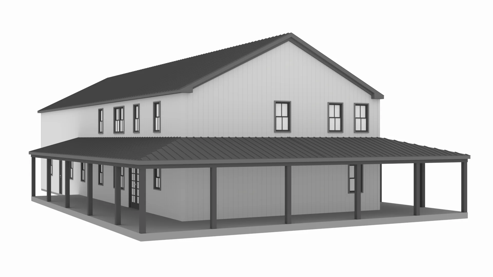 PL-62324 Milford Barndominium House Plan - Image 8