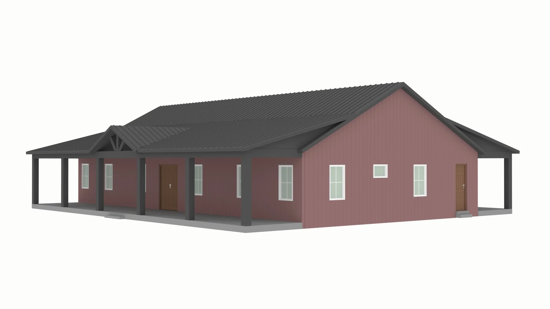PL-62512-V Vail Barndominium House Plan - Image 6