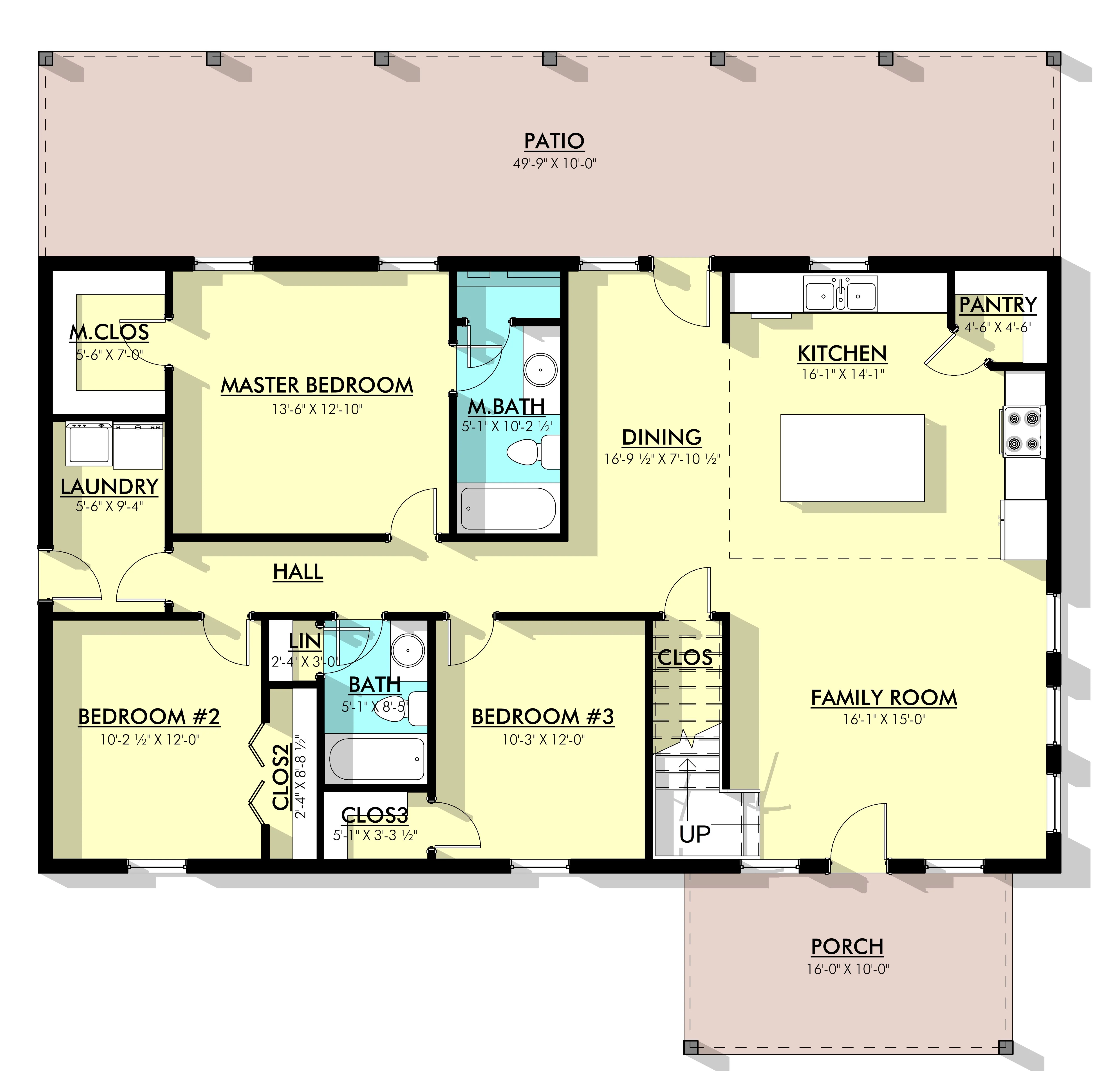 PL-62517 Adan Barndominium House Plan - Image 2