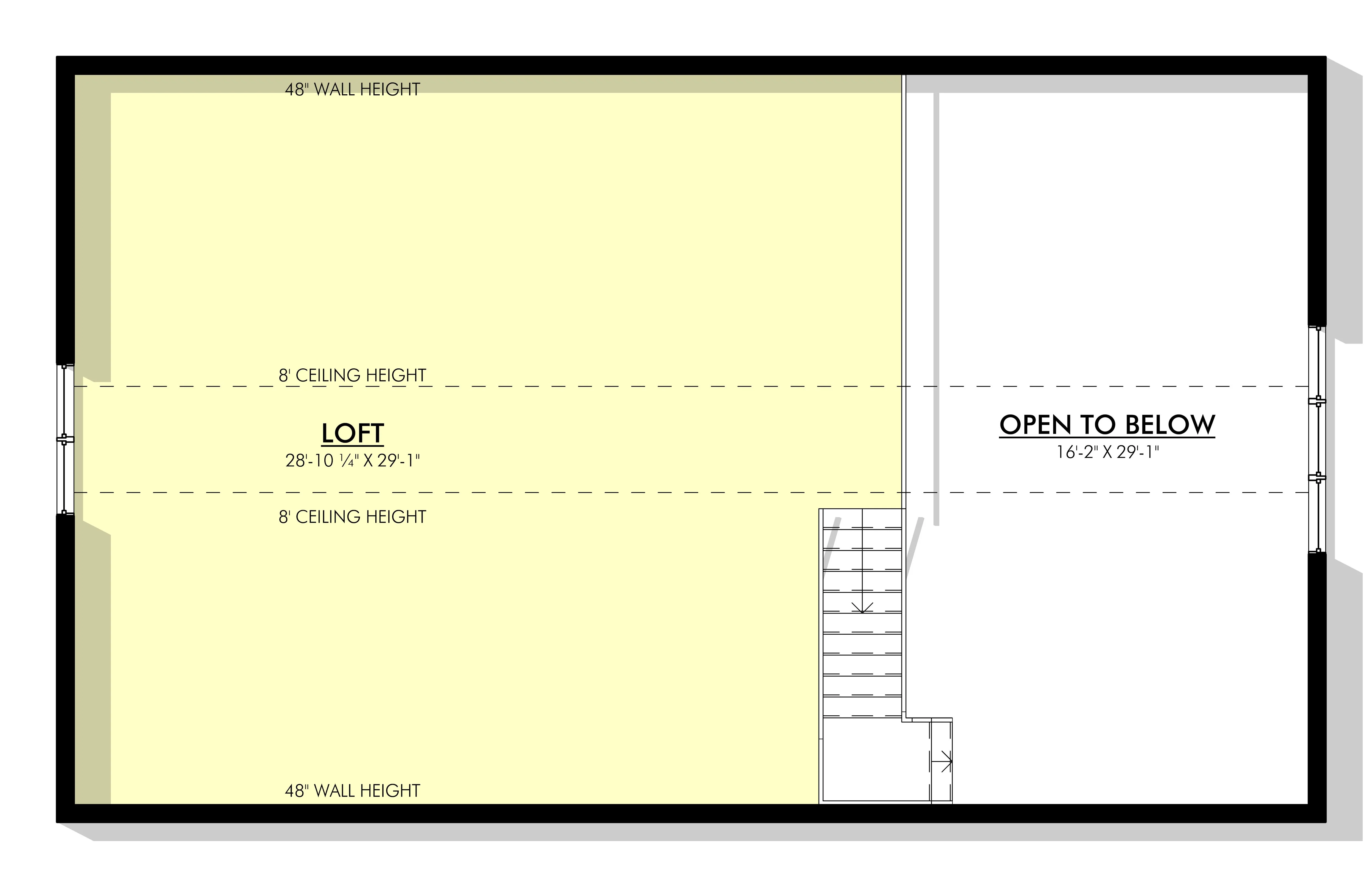 PL-62517 Adan Barndominium House Plan - Image 3