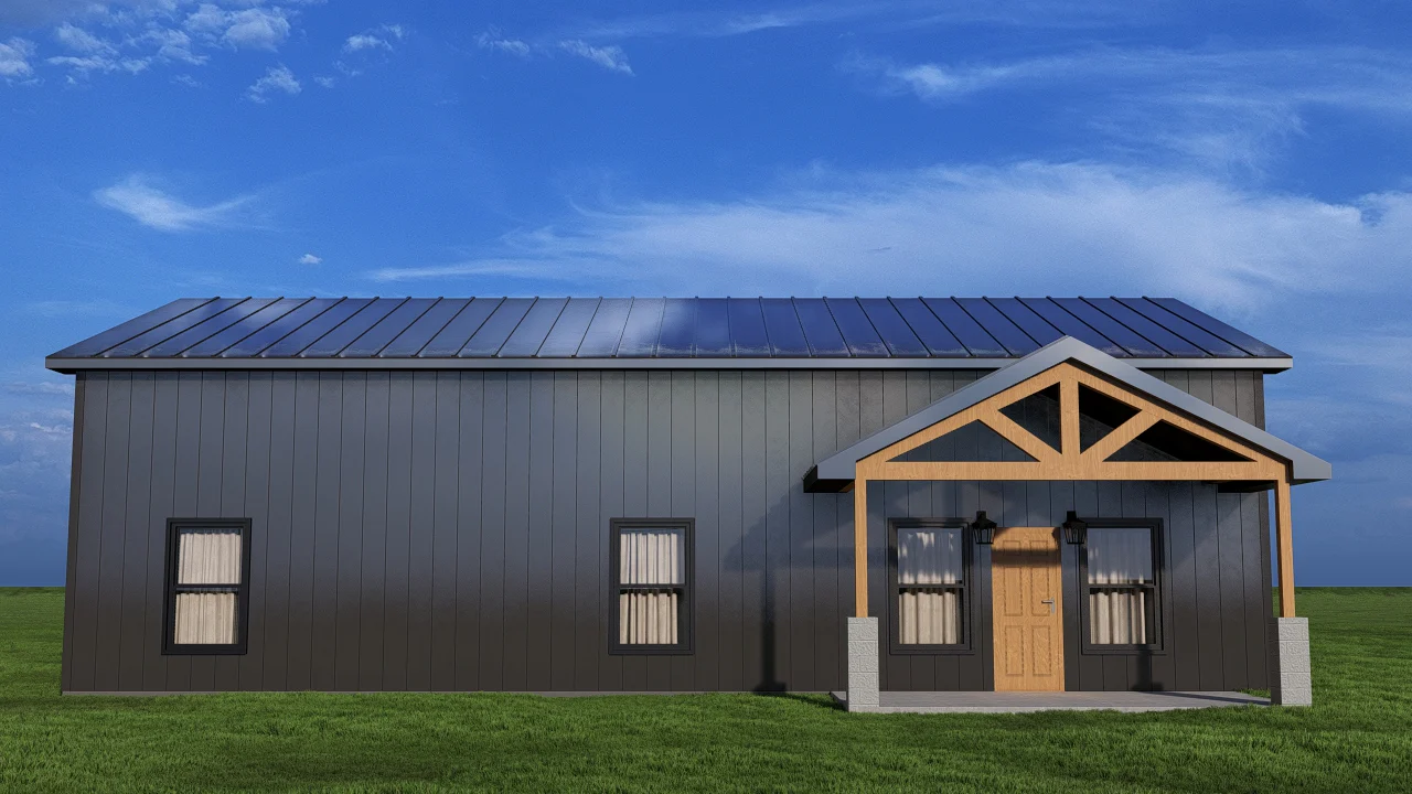 PL-62517 Adan Barndominium House Plan - Image 5