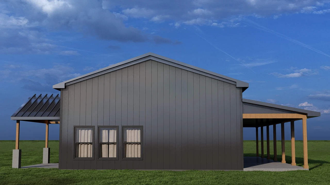 PL-62517 Adan Barndominium House Plan - Image 6