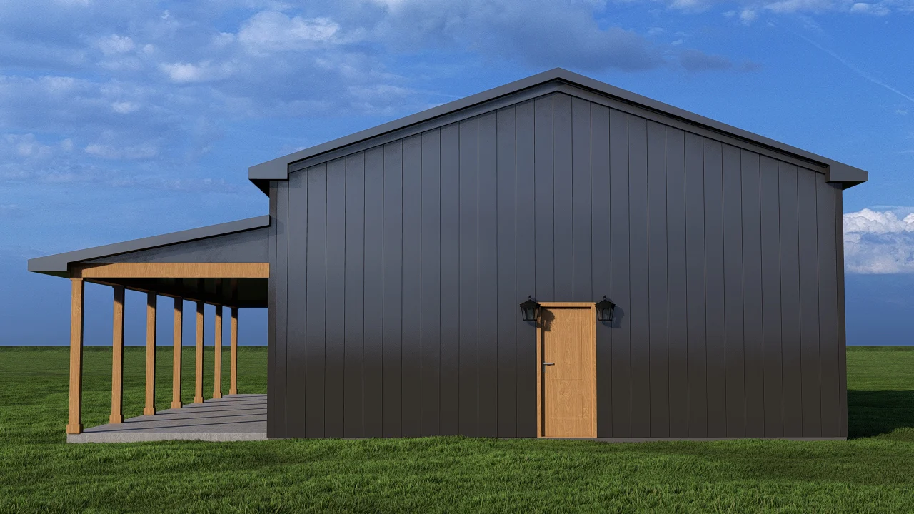PL-62517 Adan Barndominium House Plan - Image 8