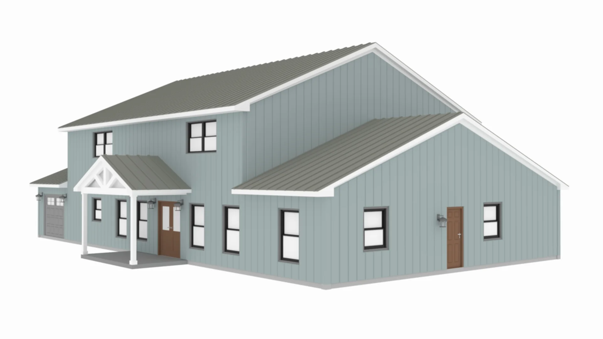 PL-62831 Ava Barndominium House Plan - Image 8