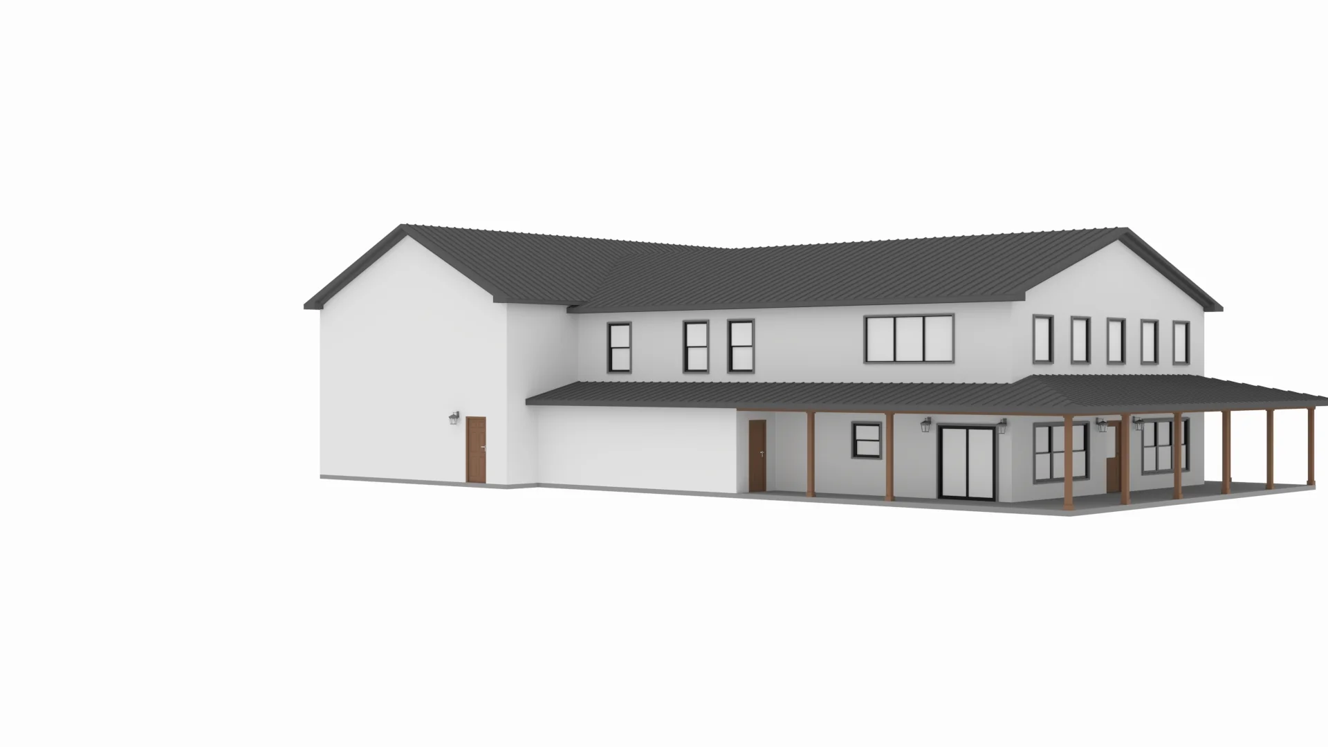 PL-62832 Brantley Barndominium House Plan - Image 6