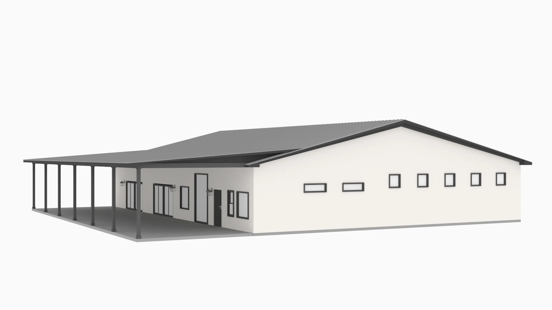 PL-62834 Edison Barndominium House Plan - Image 8