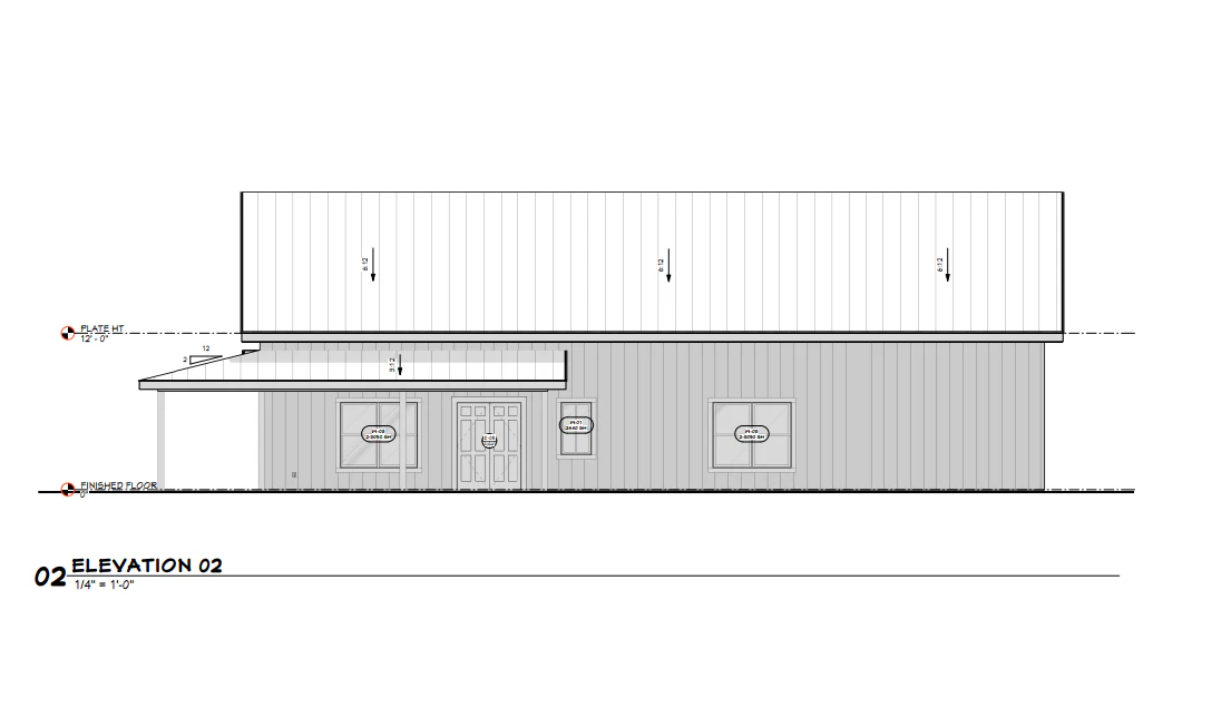 PL-62838 Floyd Barndominium House Plan - Image 3