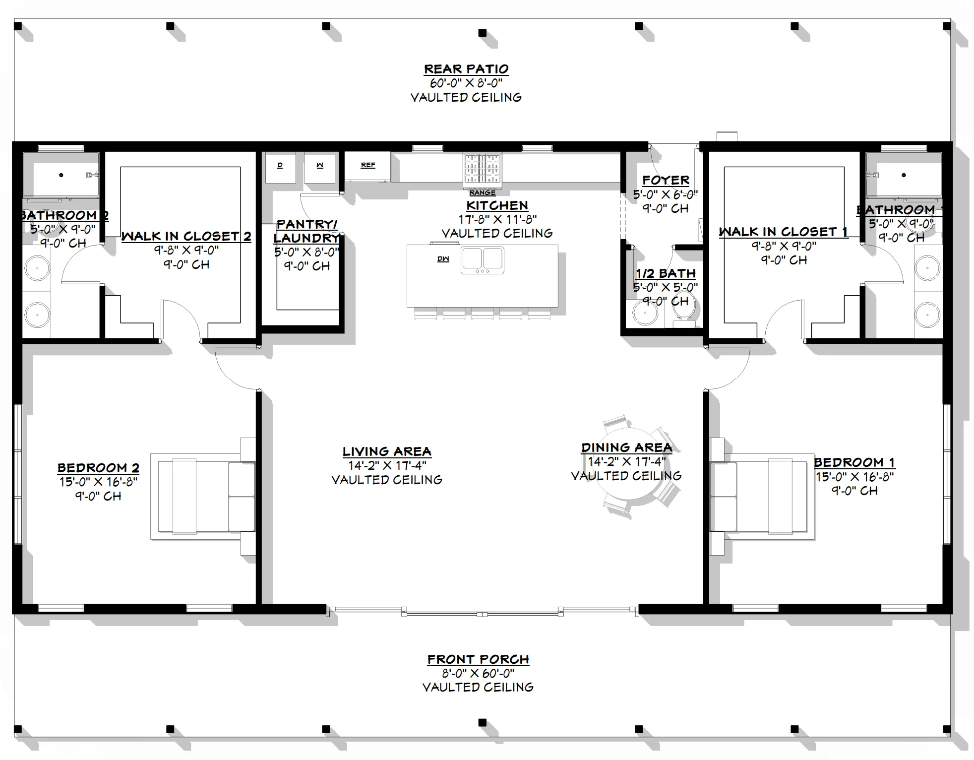 PL-62840 Dean Barndominium House Plan - Image 6