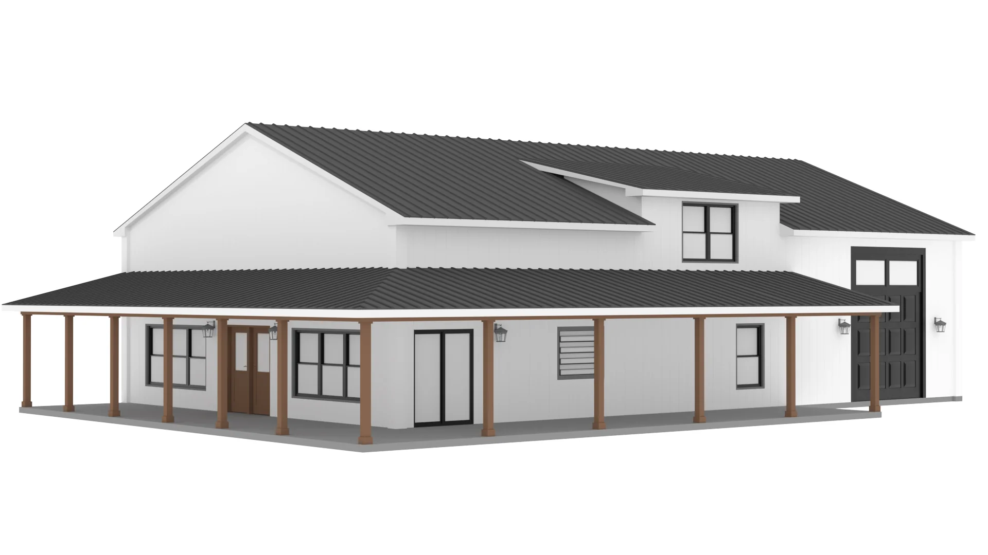 PL-63002 Graham Barndominium House Plan - Image 7