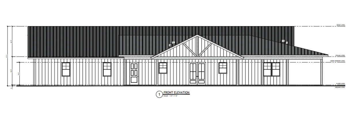 PL-63301 Windermere Barndominium House Plan - Image 12