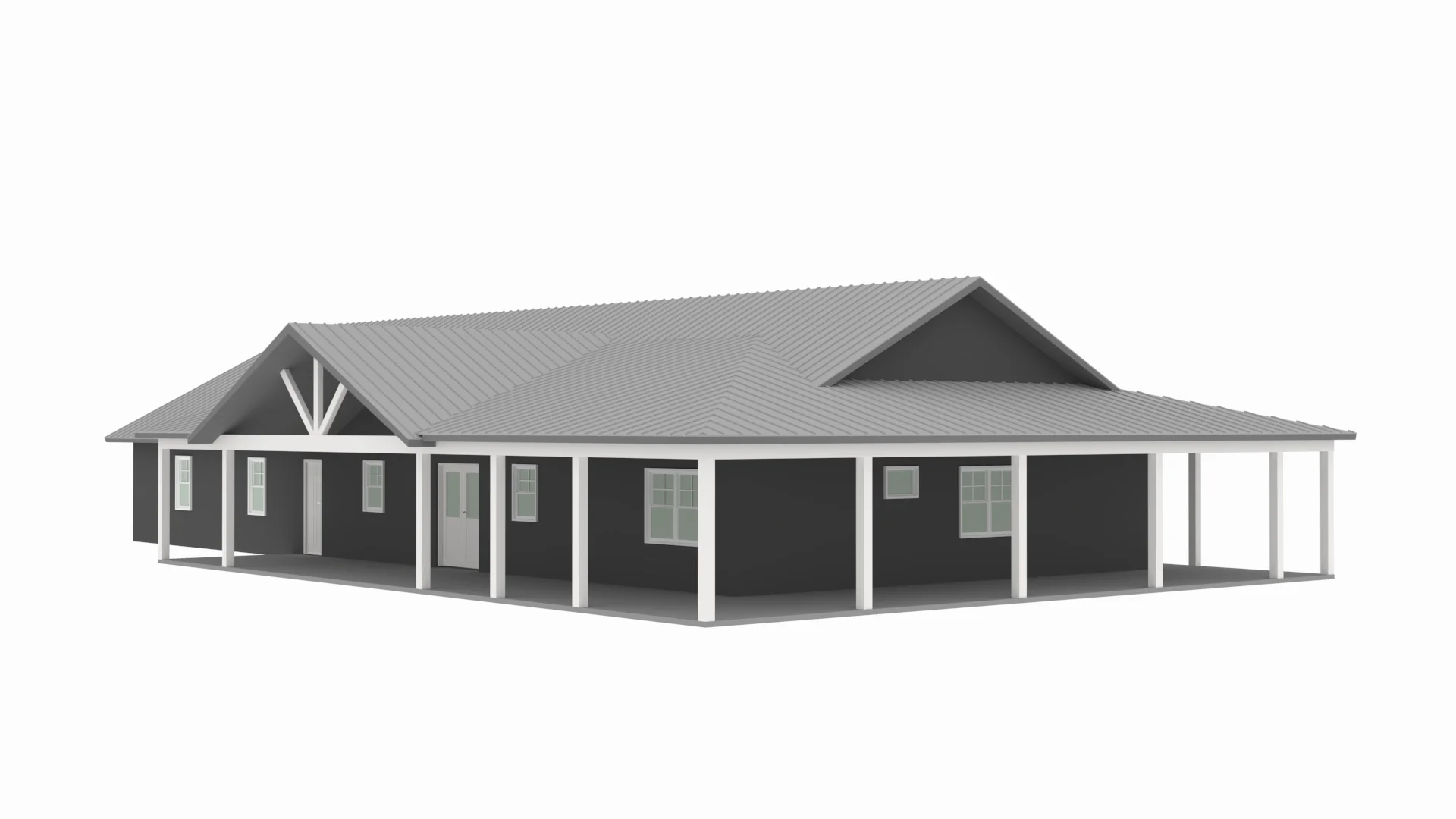 PL-63301 Windermere Barndominium House Plan - Image 9