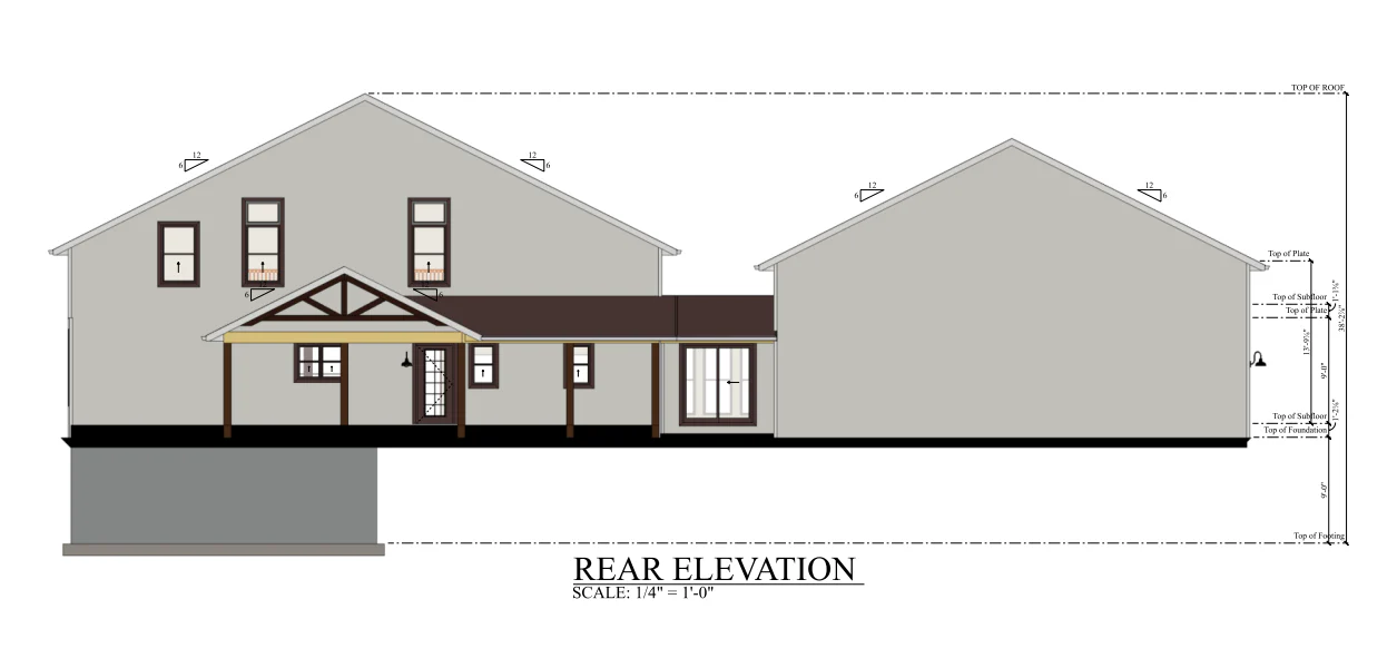 PL-64002 Gillian Barndominium House Plan - Image 4