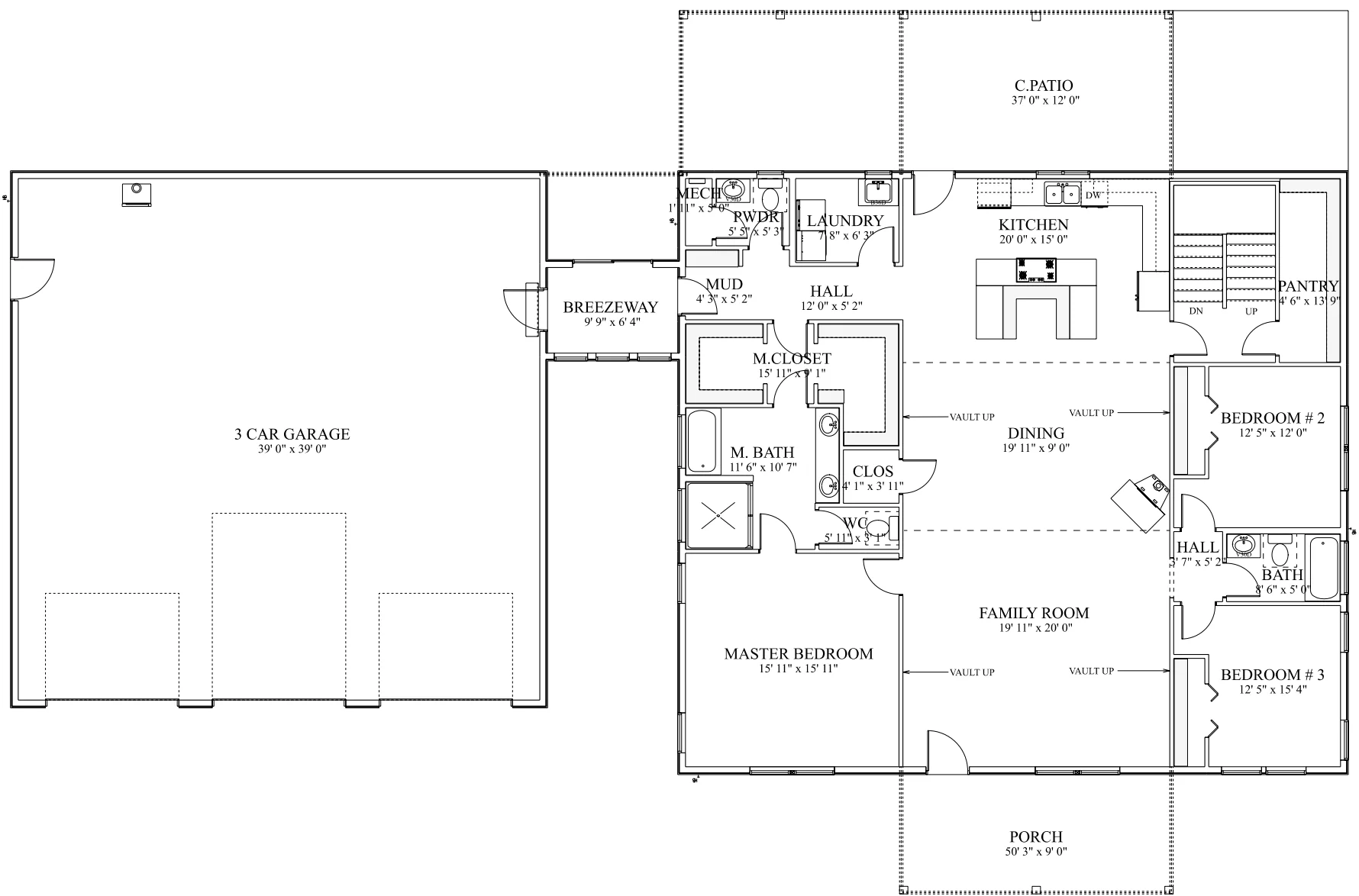 PL-64002 Gillian Barndominium House Plan - Image 5