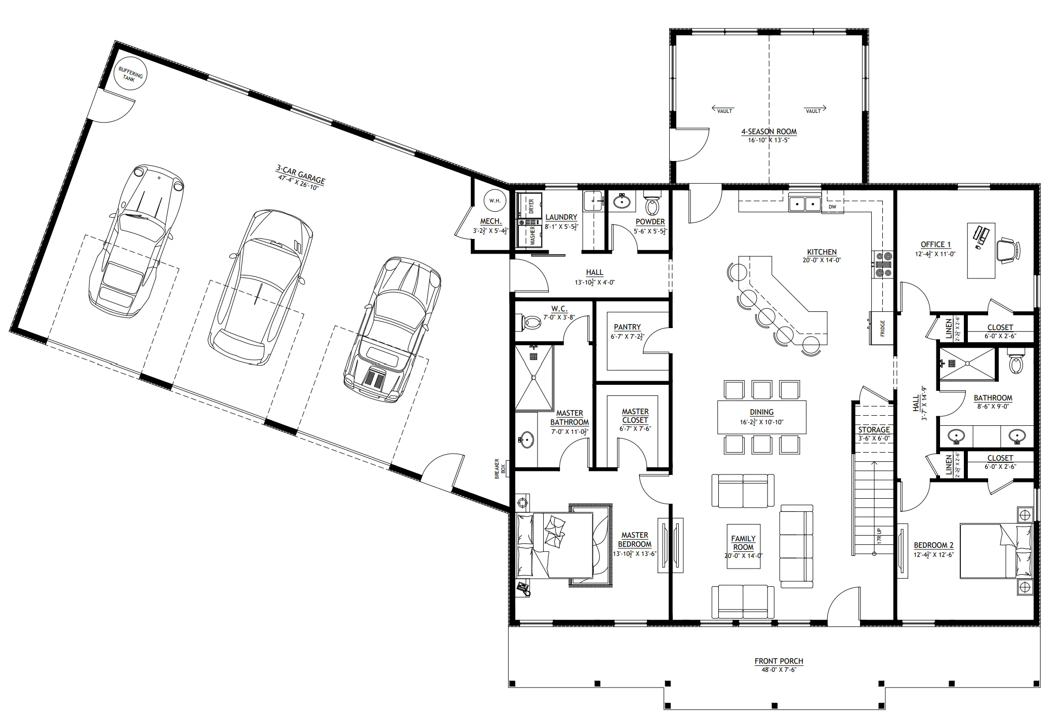 PL-64006-A Appletree Barndominium House Plan - Image 13
