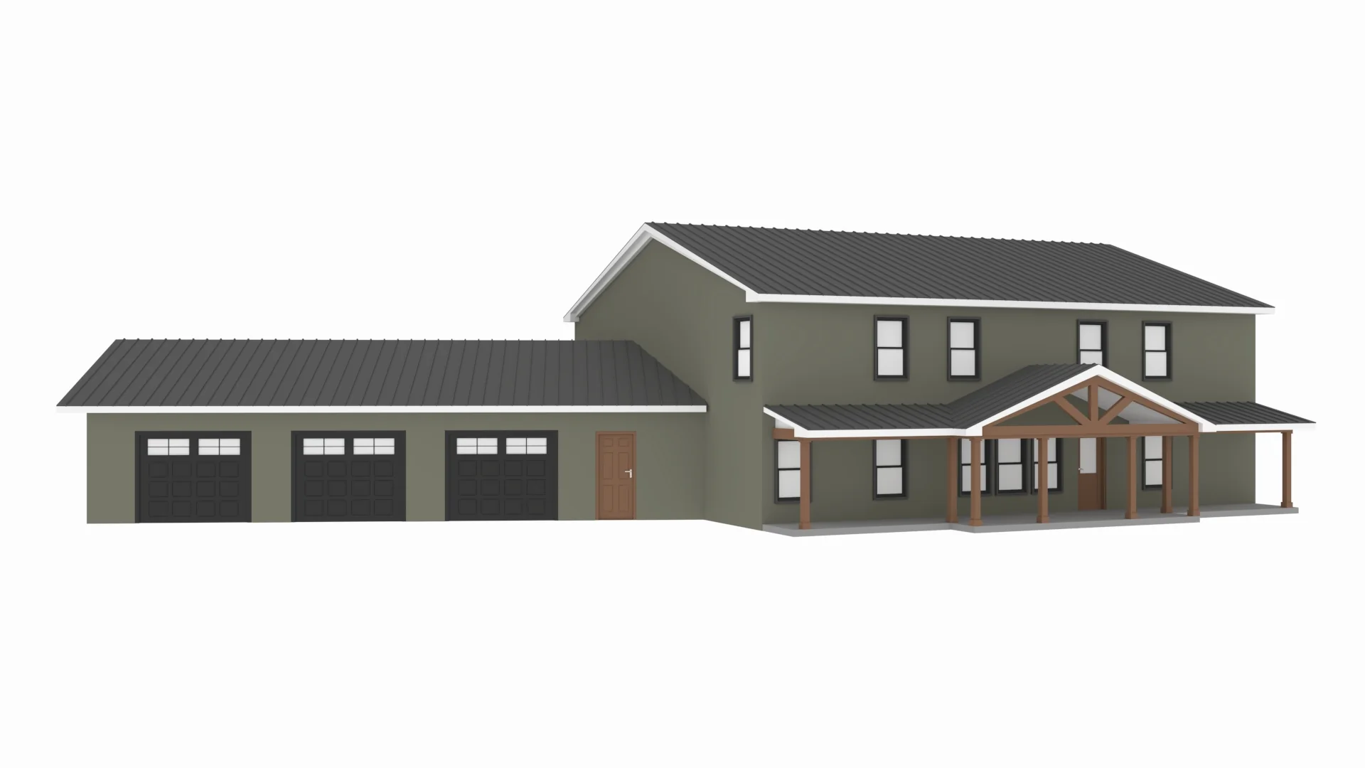 PL-64006-A Appletree Barndominium House Plan - Image 4